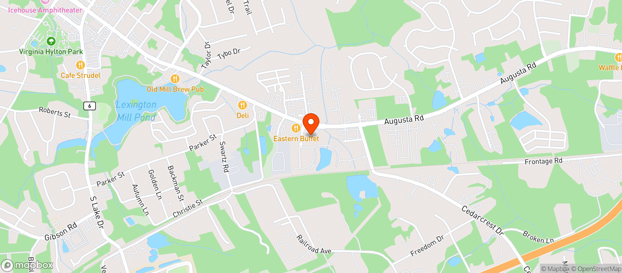 Map showing Circle K #6773 (Cola)