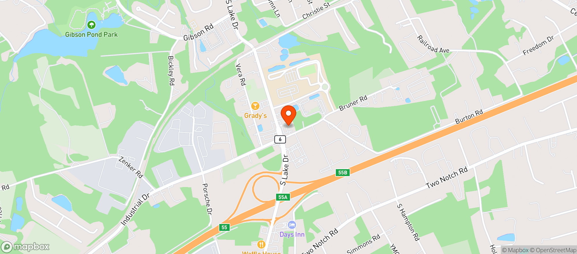 Map showing Circle K #6774 (Cola)