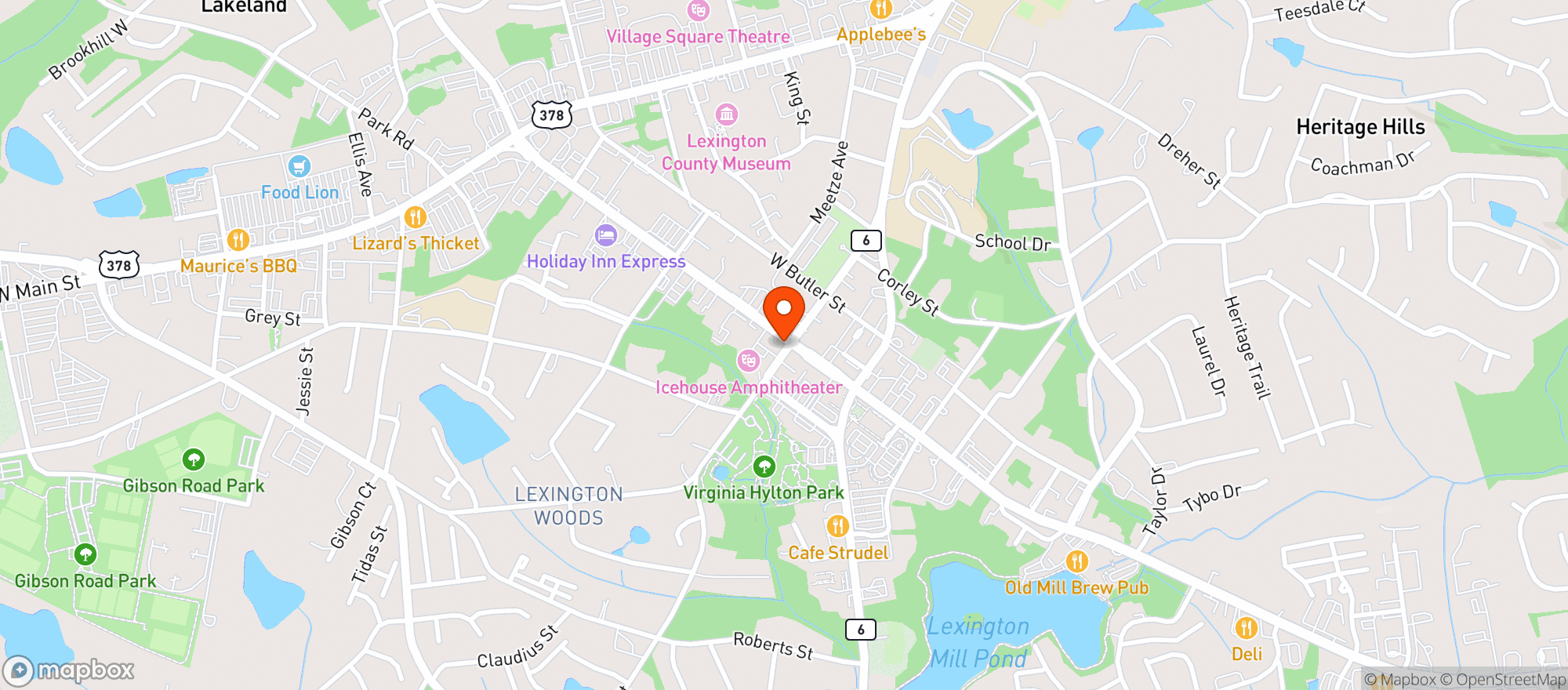 Map showing Ember