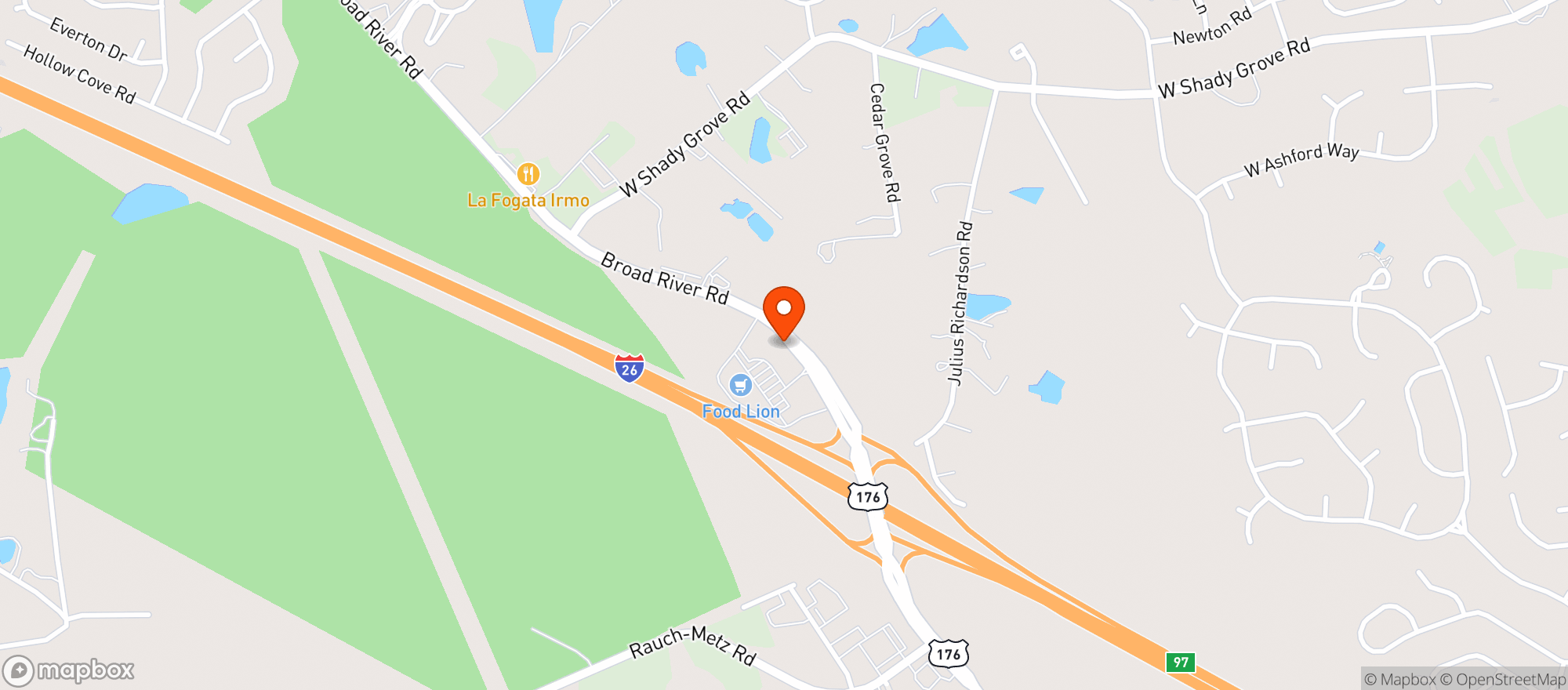 Map showing Food Lion
