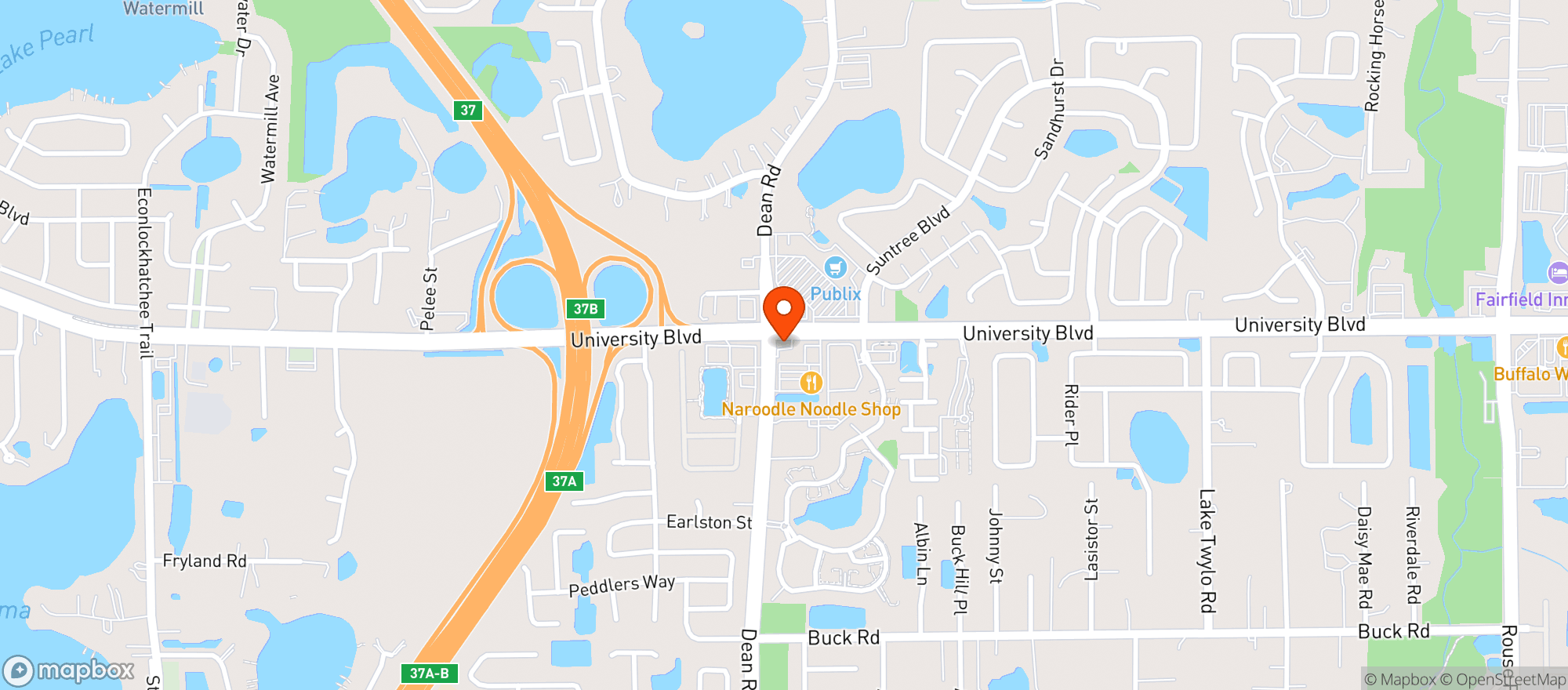 Map showing Circle K #2707432