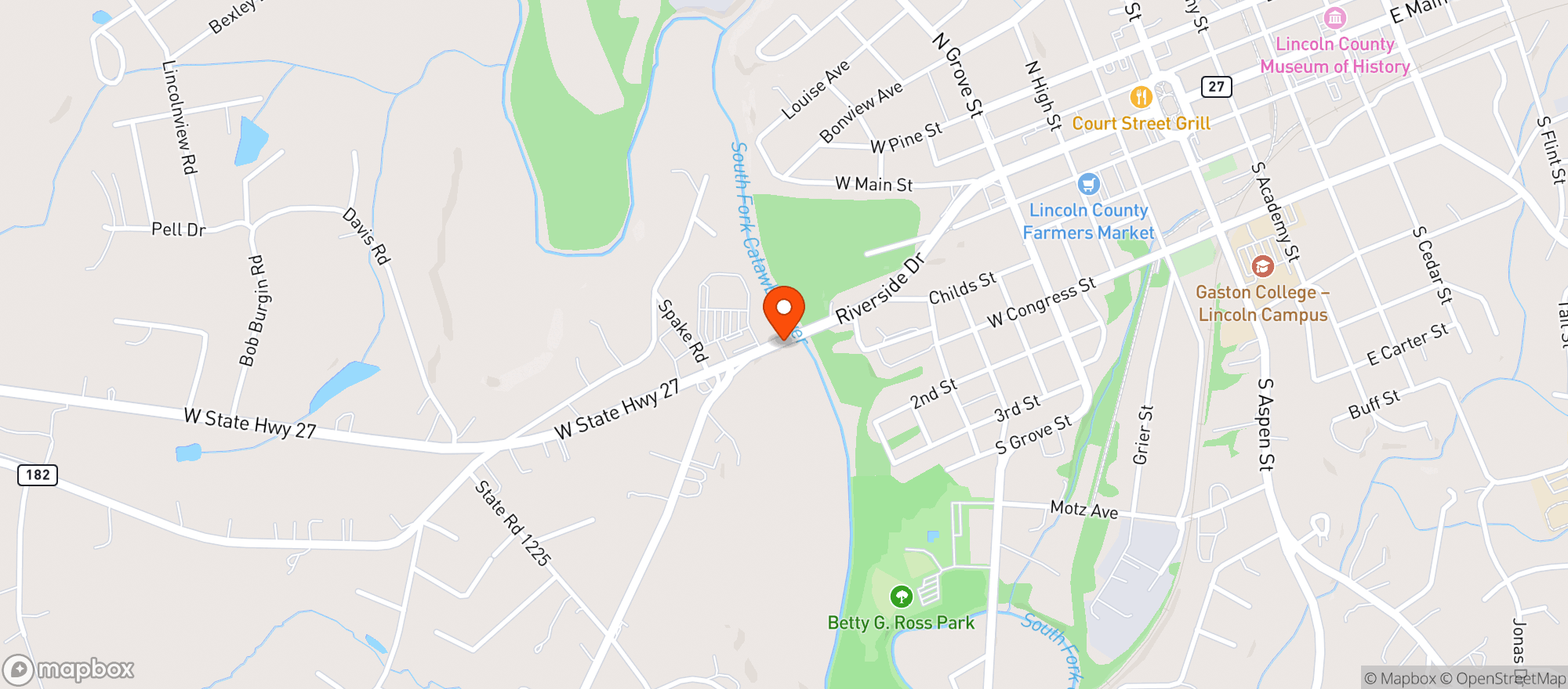 Map showing Food Lion