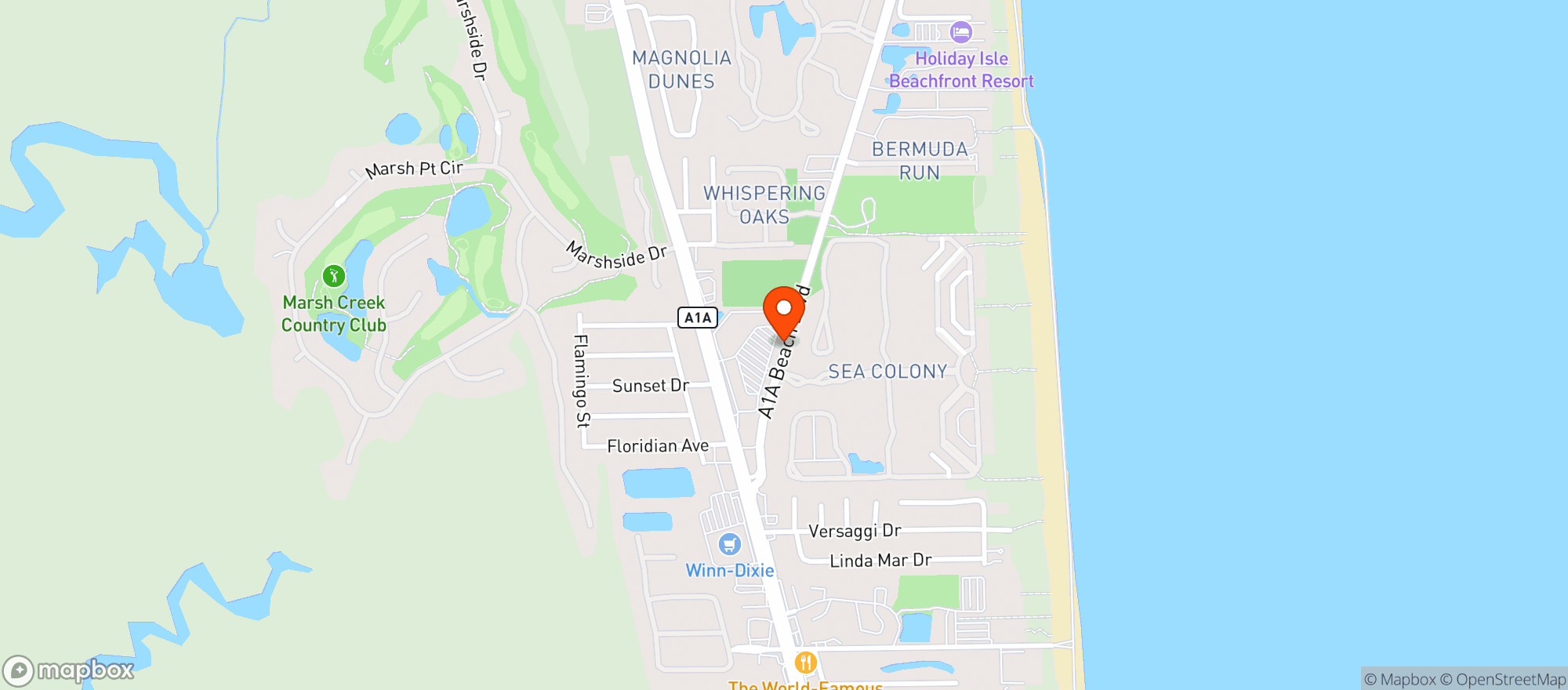 Map showing Taco Libre Mexican Restaurant