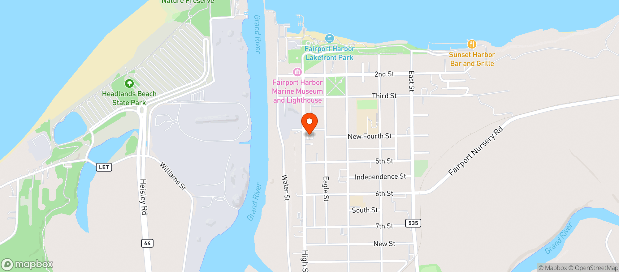 Map showing Ezgo
