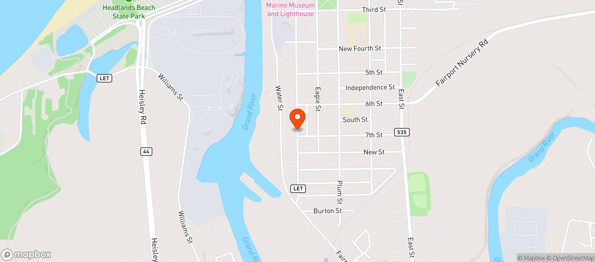 Map showing Rich Recreation