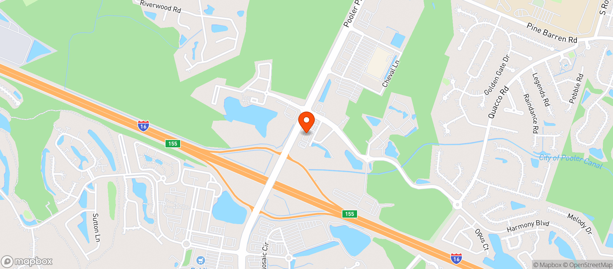 Map showing LIQUORLAND WAREHOUSE
