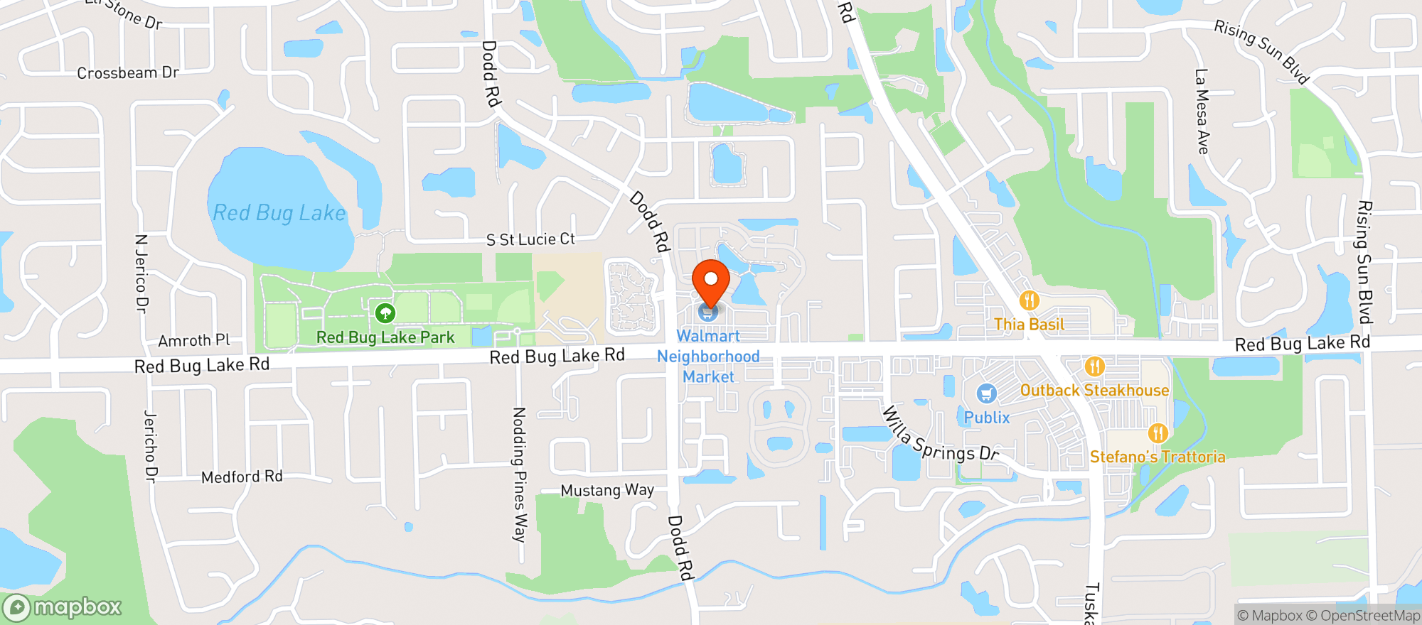 Map showing Walmart Neighborhood Mkt