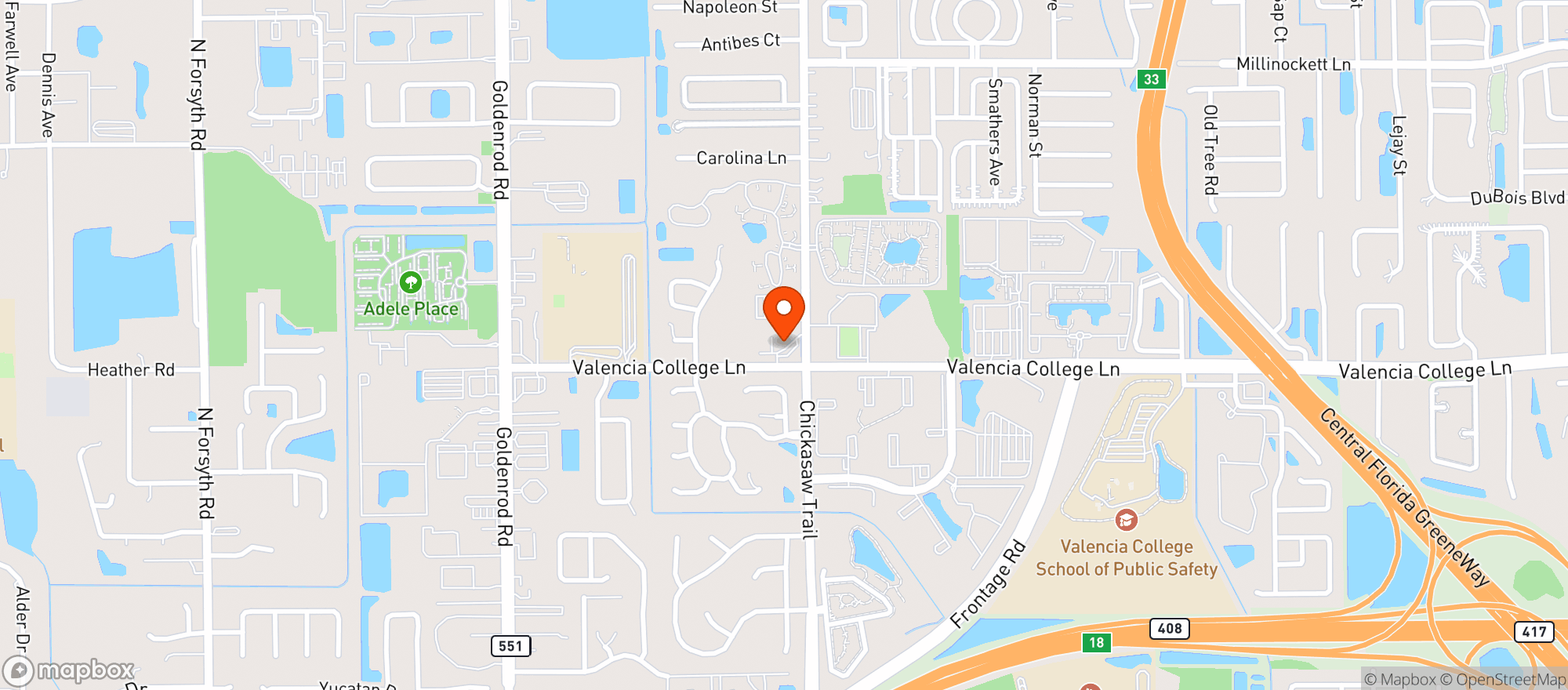 Map showing Circle K 2721276