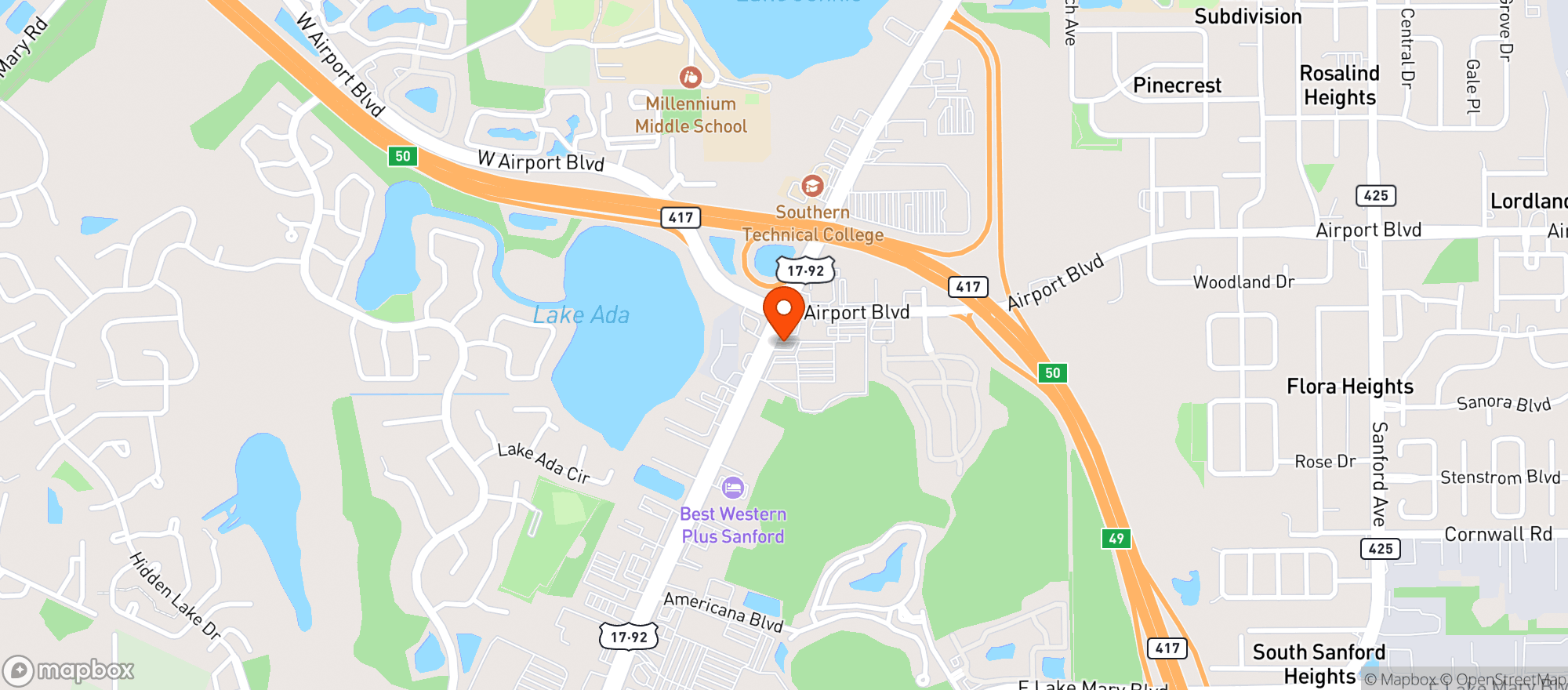 Map showing Pat's Liquor Leaf & Wine