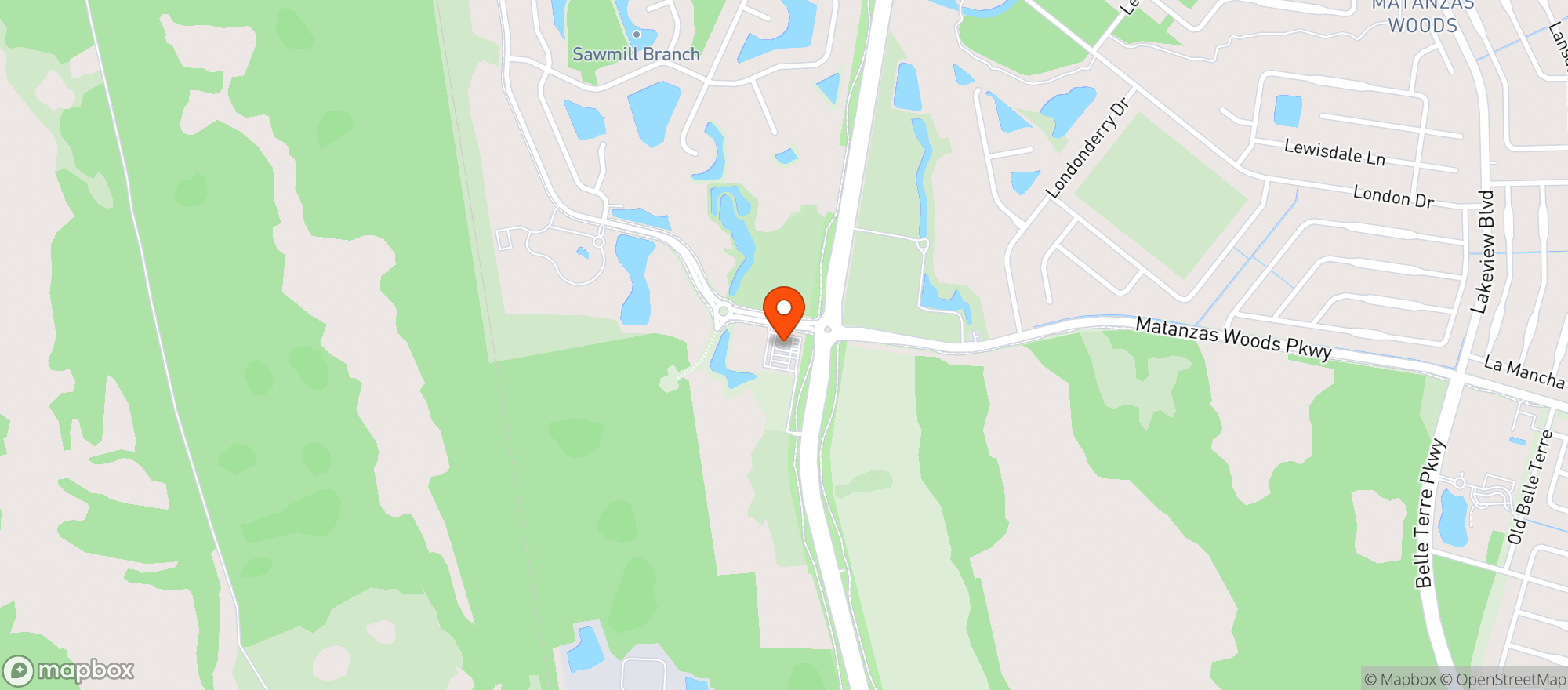 Map showing Sunlight Food Mart # 11