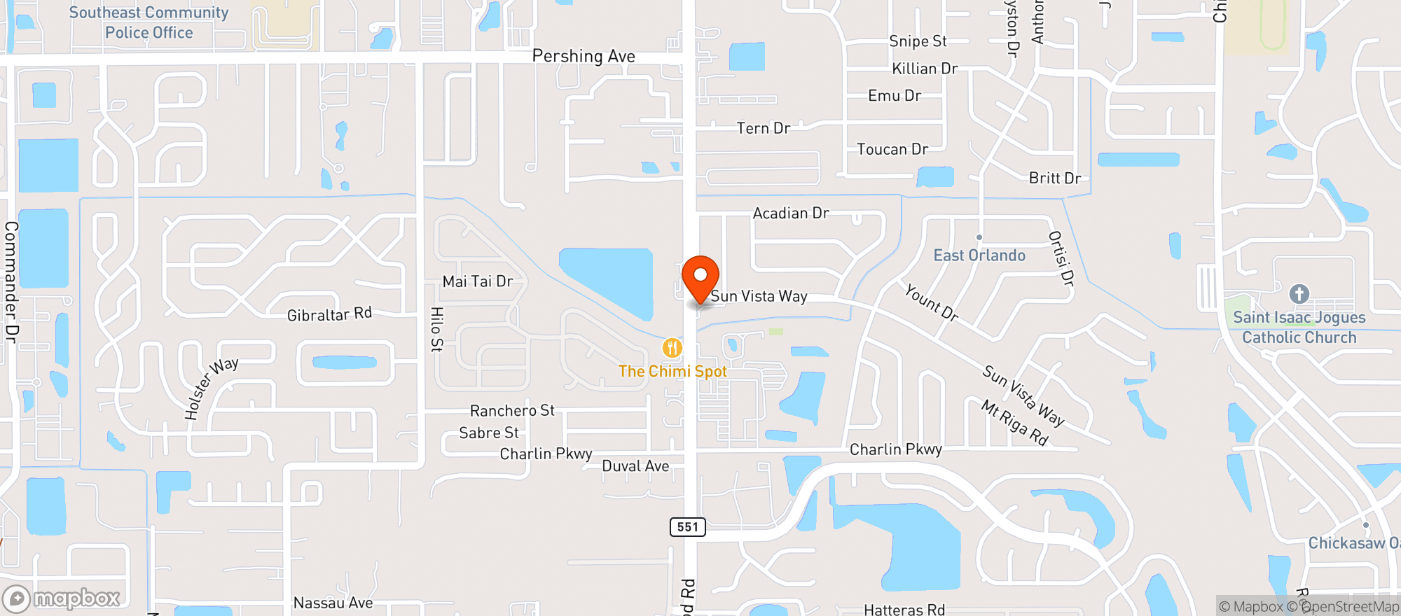 Map showing Goodies Food Mini Mart(Cl