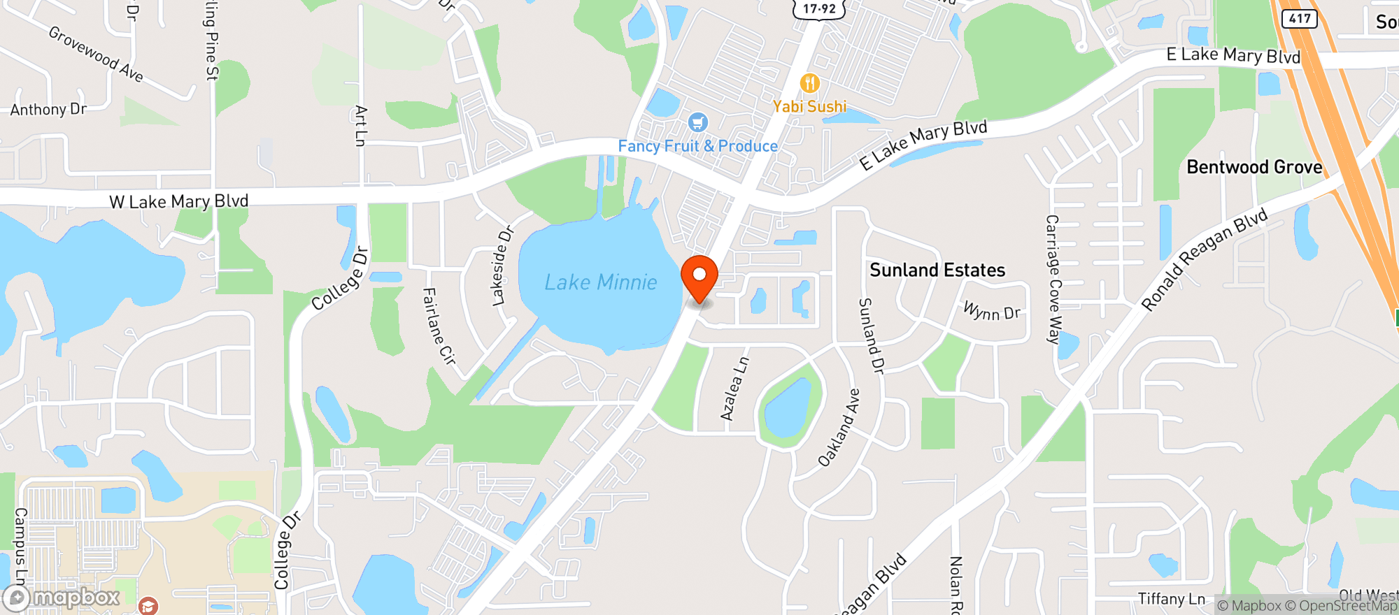 Map showing Colorados Prime Steak