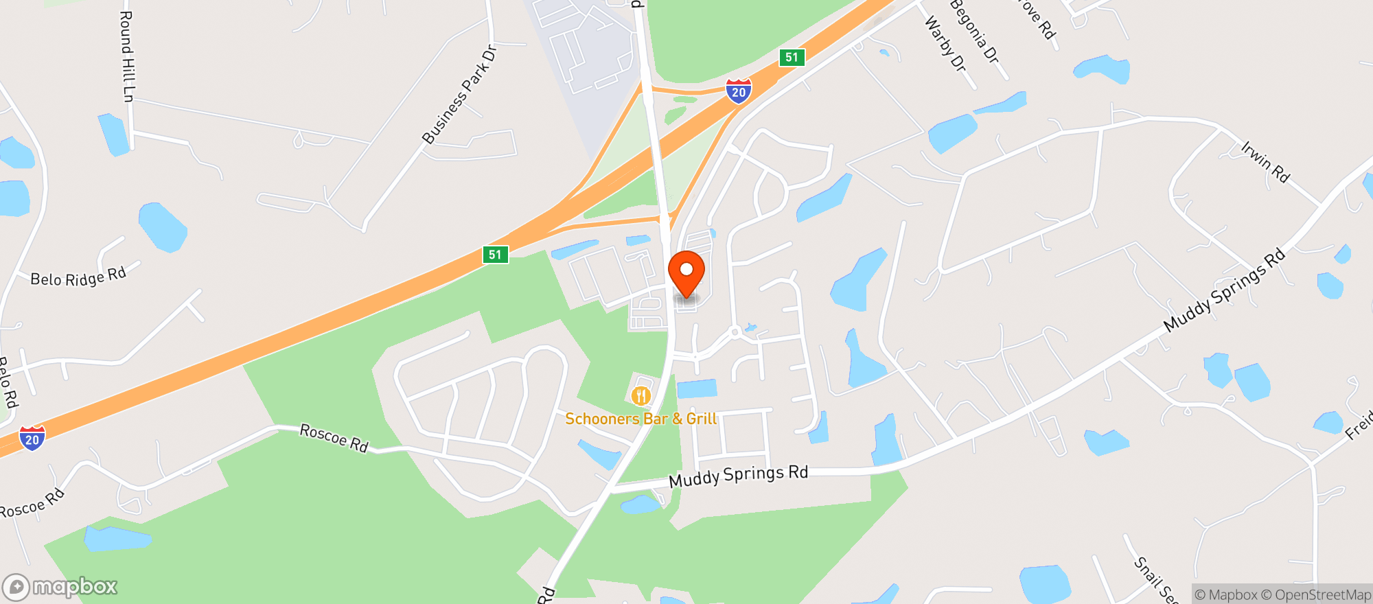 Map showing Pitt Stop #38 (cola)