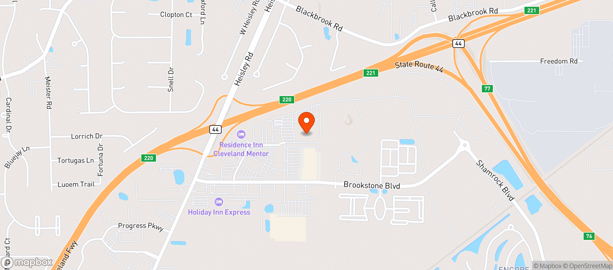 Map showing Sams Club #4846