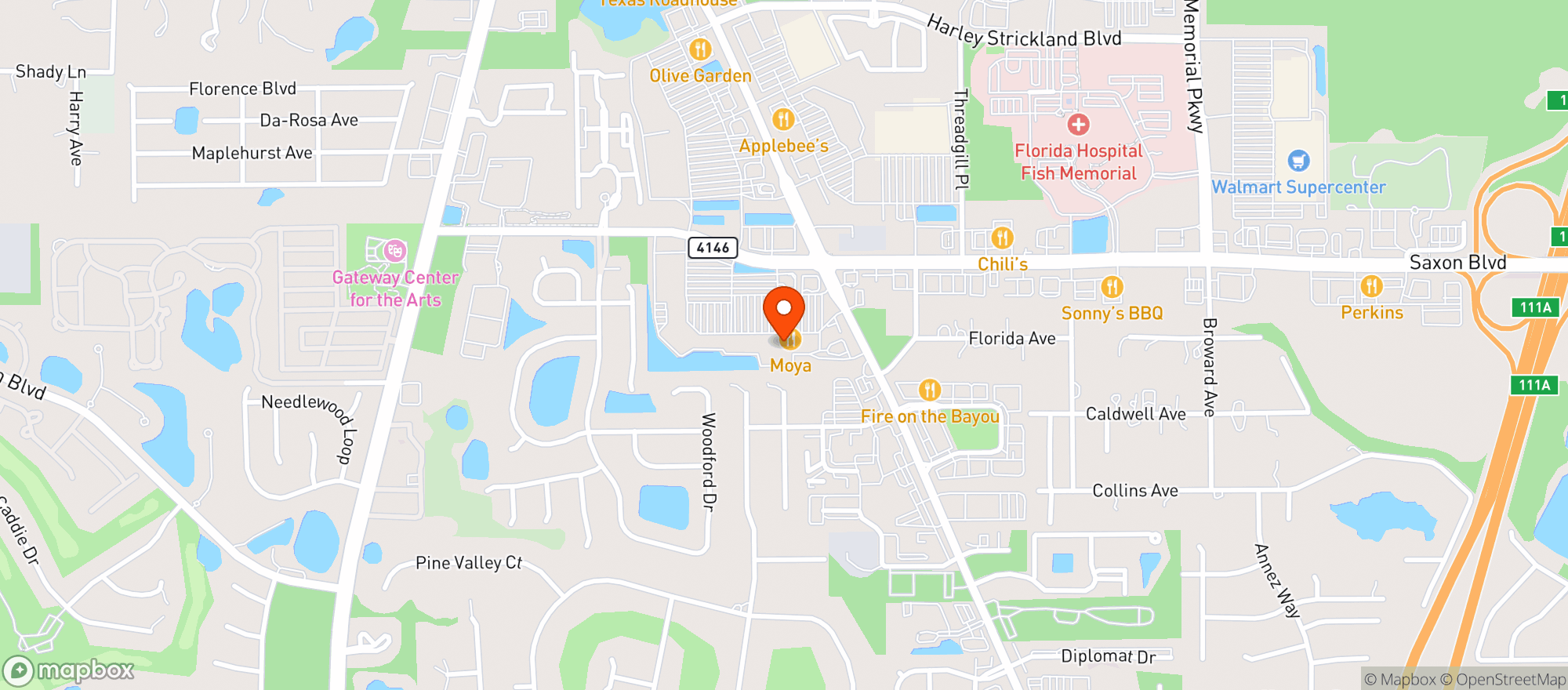 Map showing Debbies