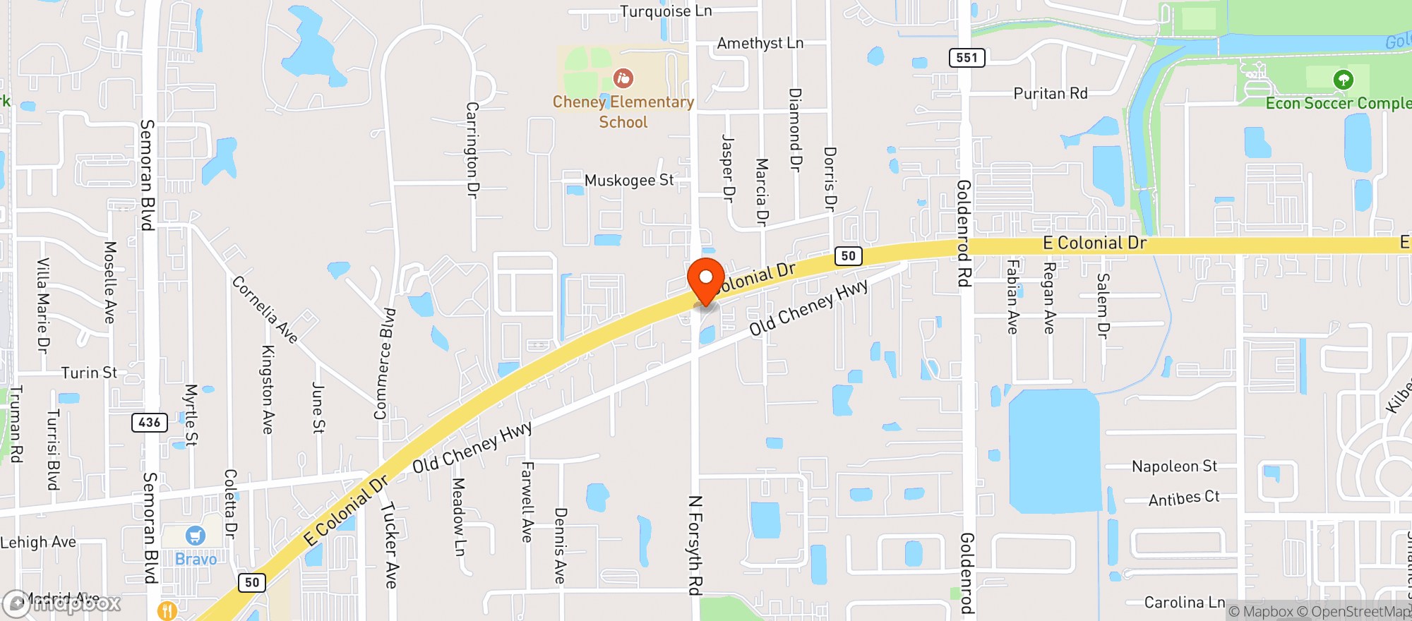 Map showing Circle K 2708615