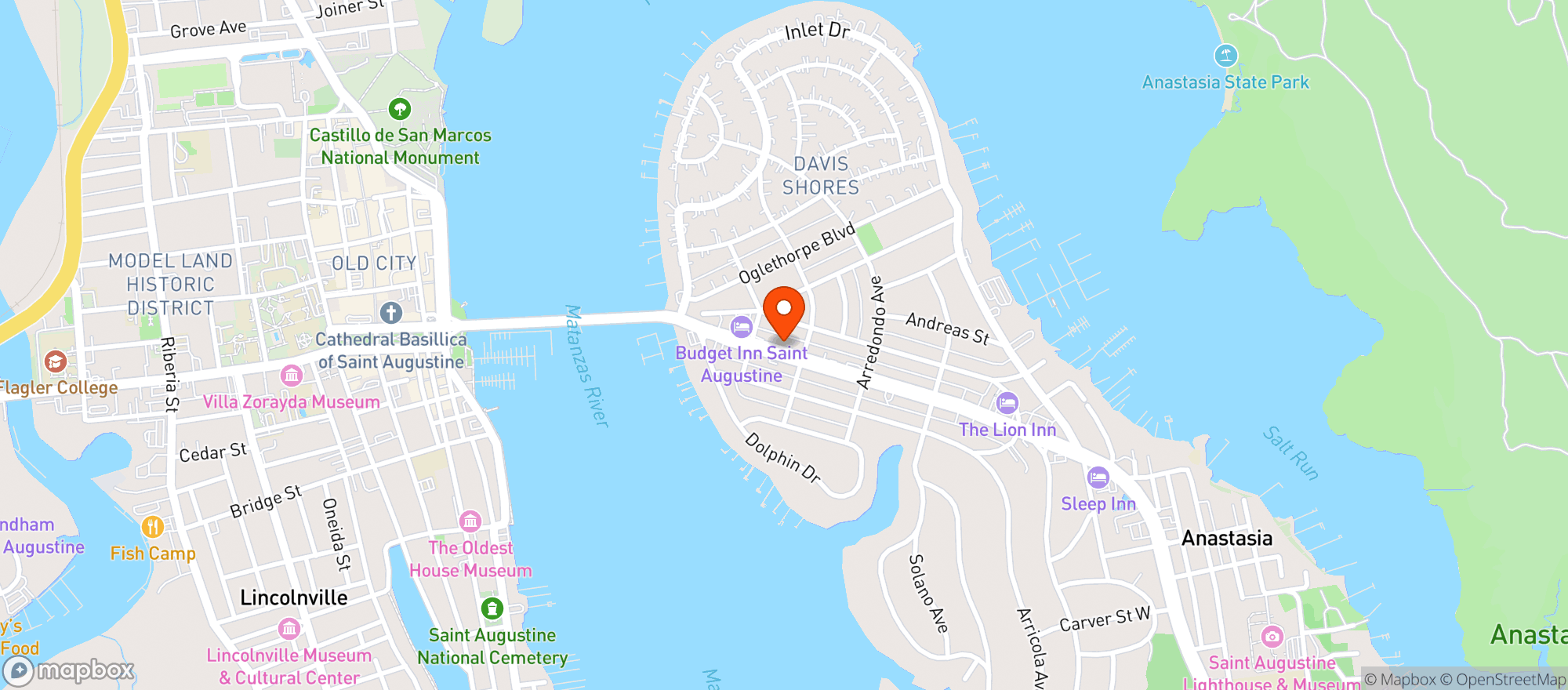 Map showing BLACKFLY THE RESTAURANT