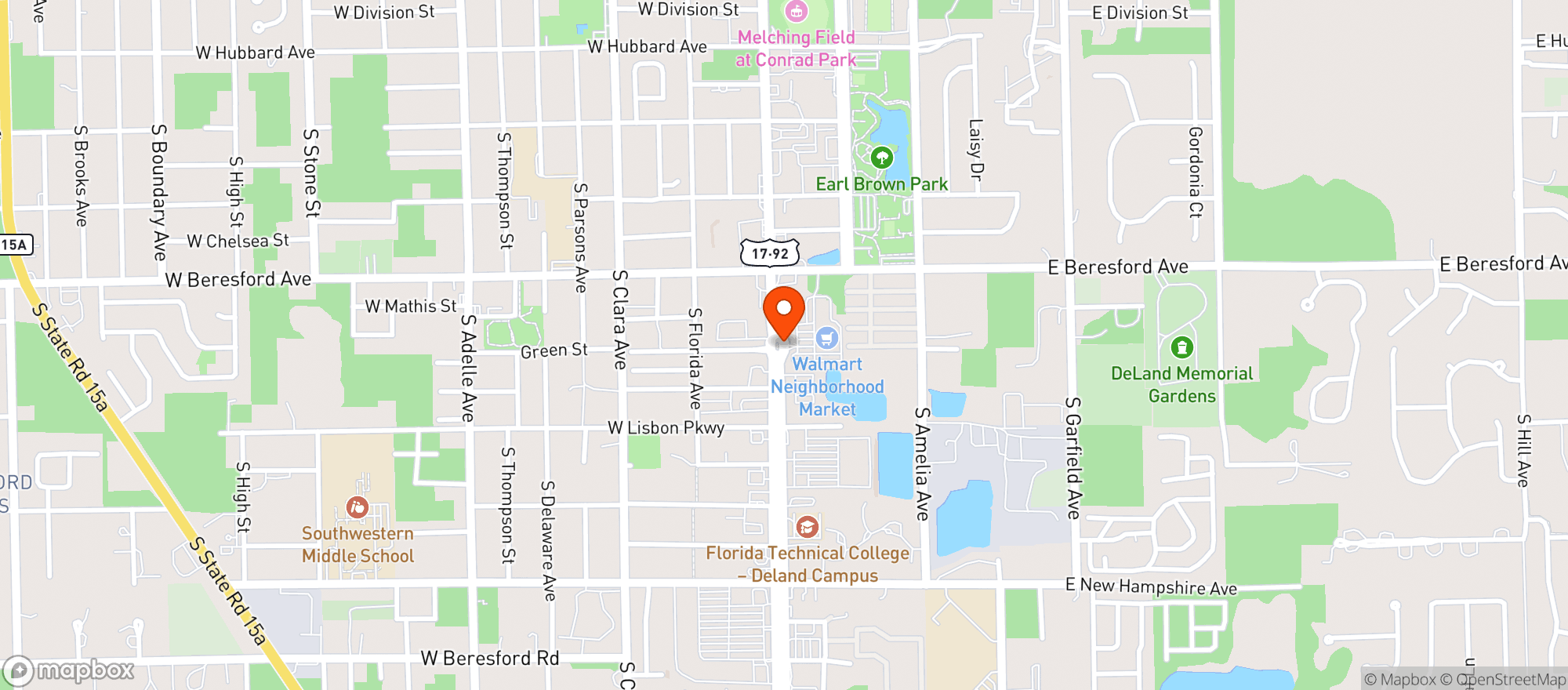Map showing Walmart Neighborhood Mkt