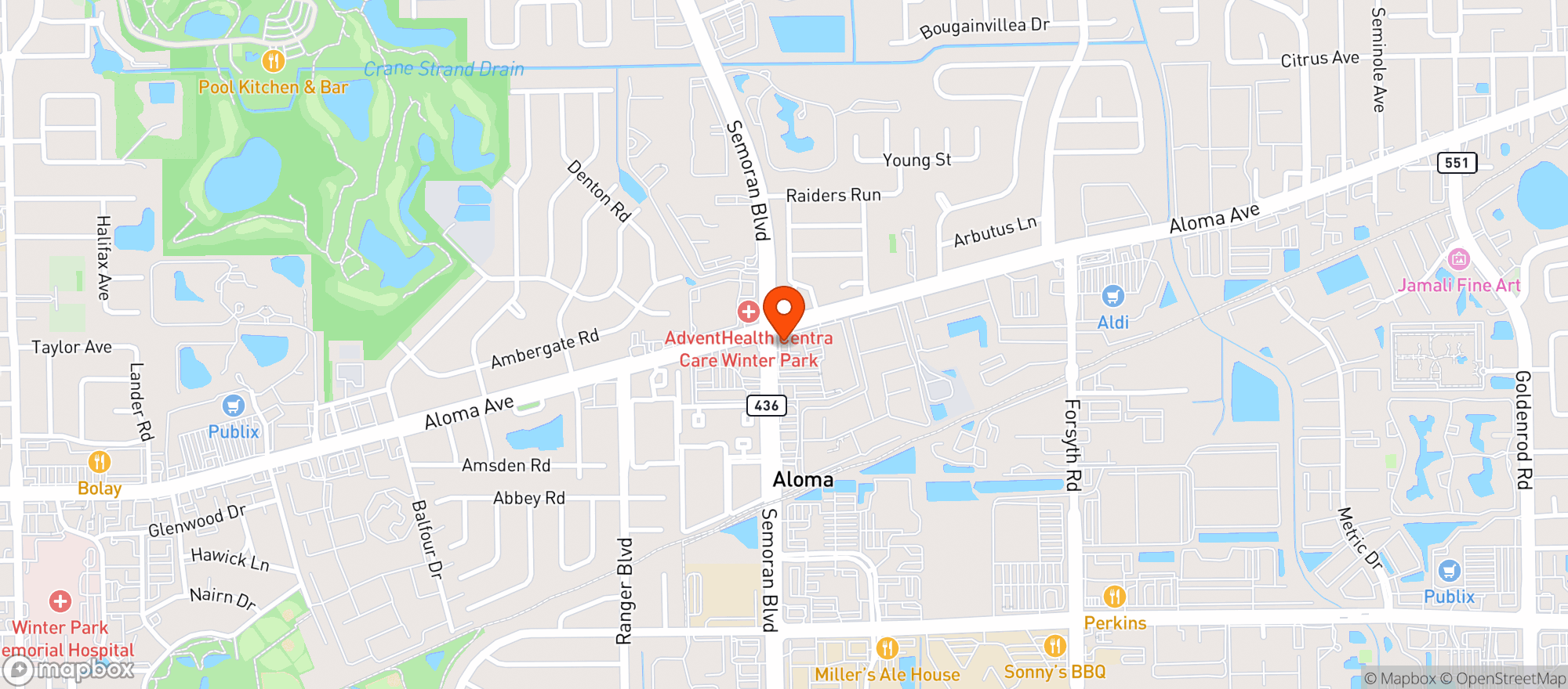 Map showing Circle K #2708963