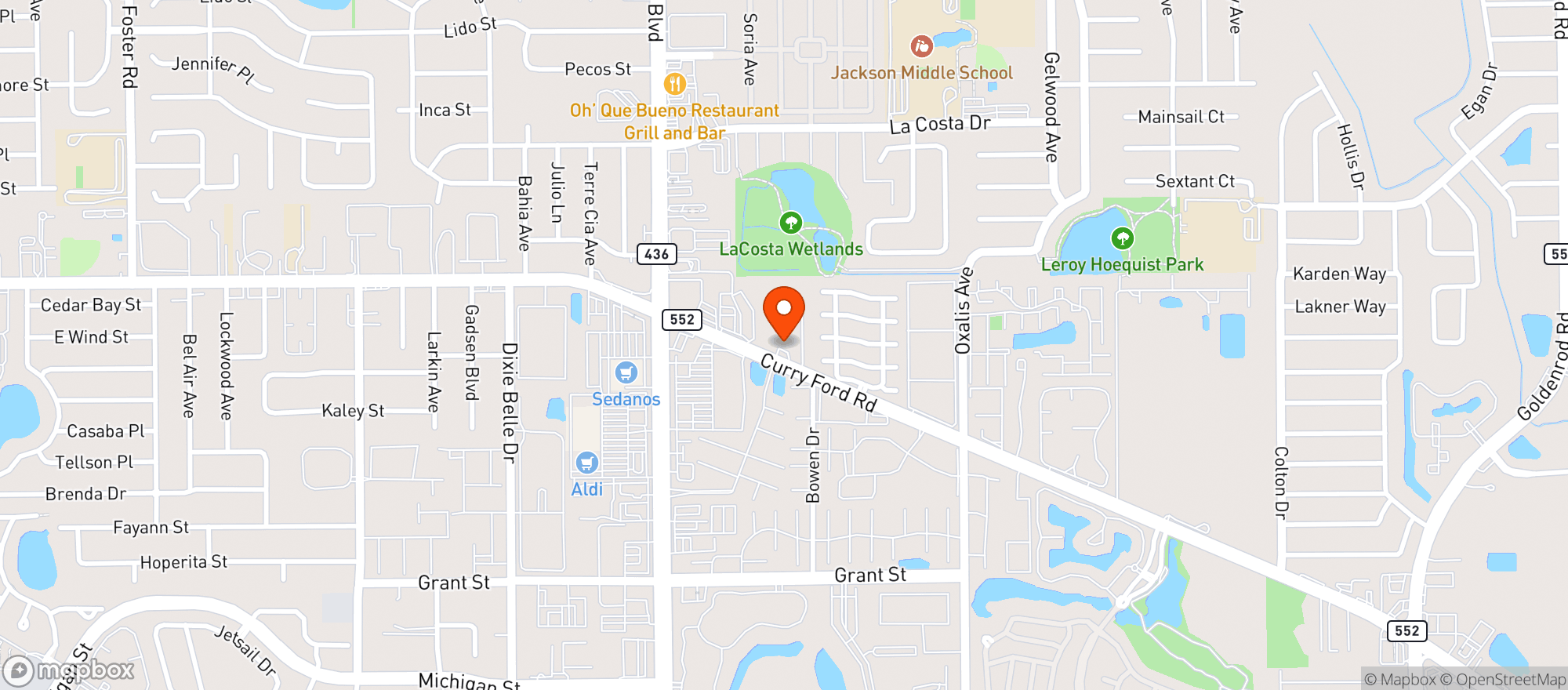 Map showing Circle K 2704955