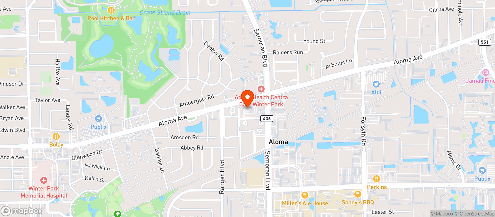 Map showing Friendly Confines Ii