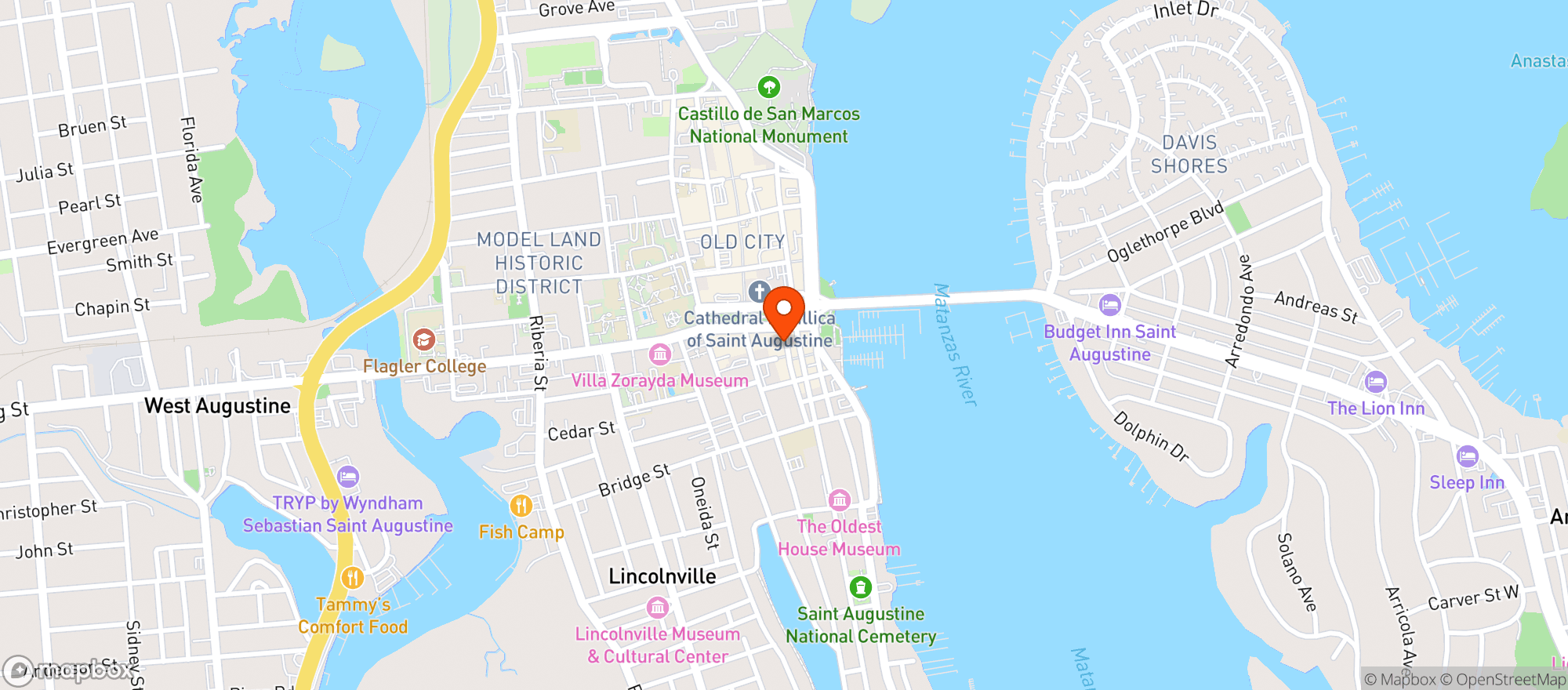 Map showing Forgotten Tonic