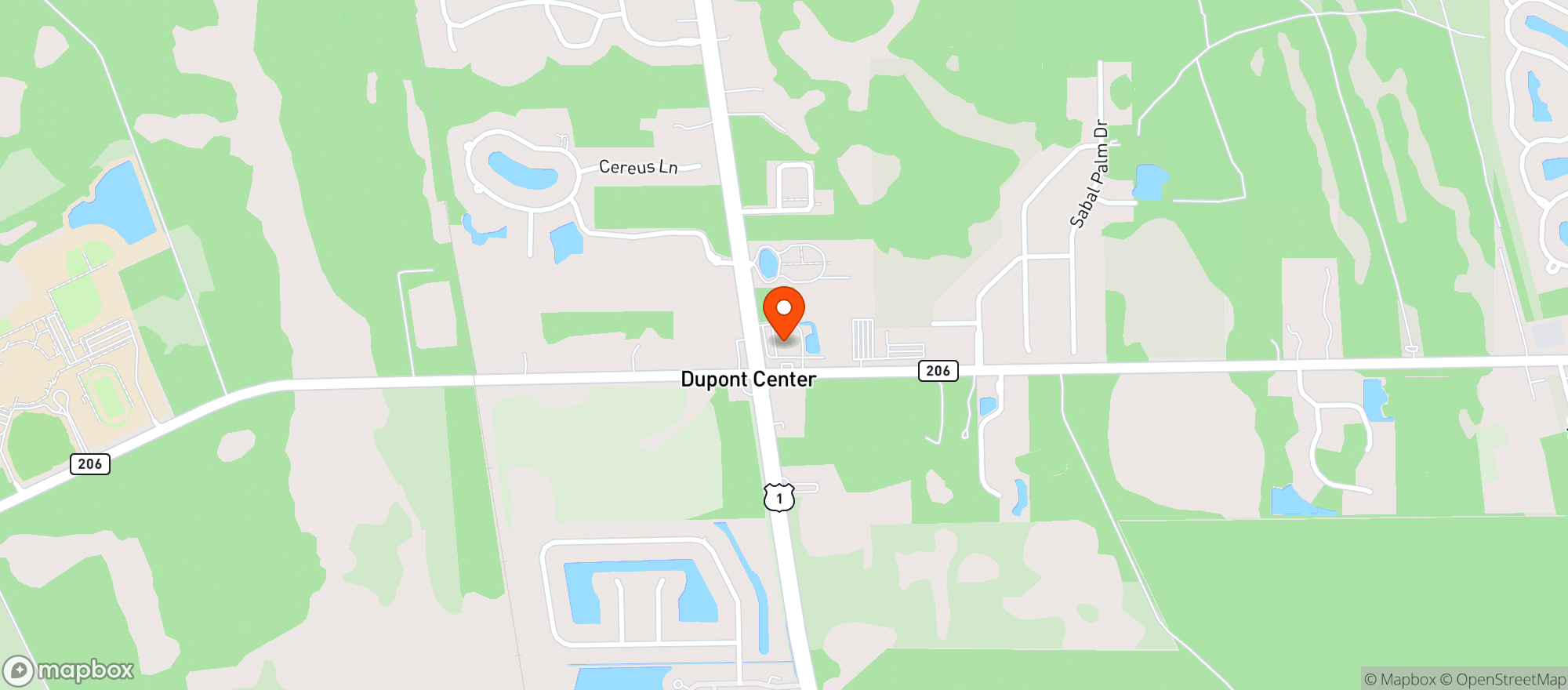 Map showing Circle K #2291