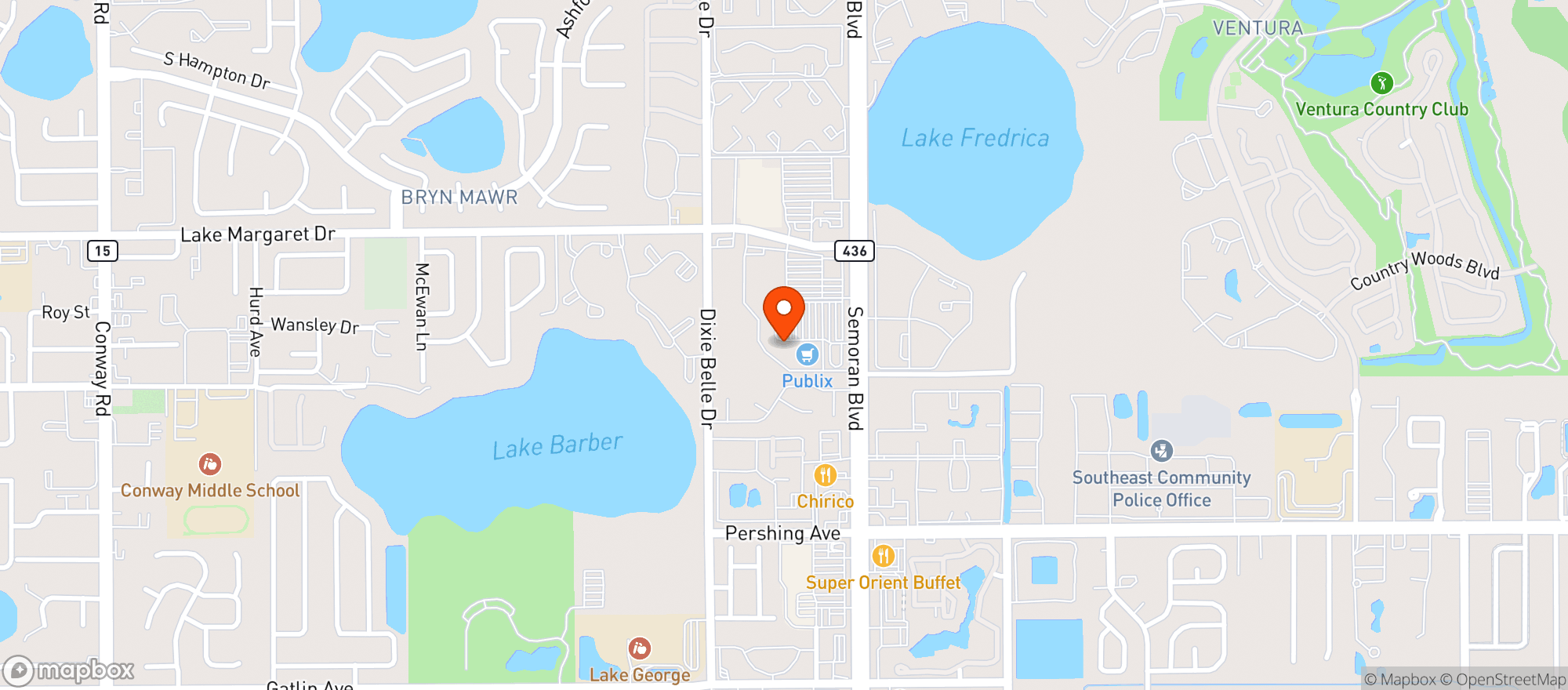 Map showing Gnc