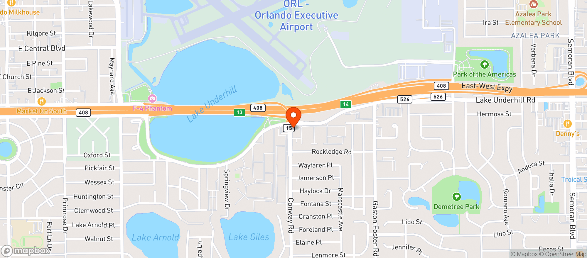 Map showing Circle K 2709755