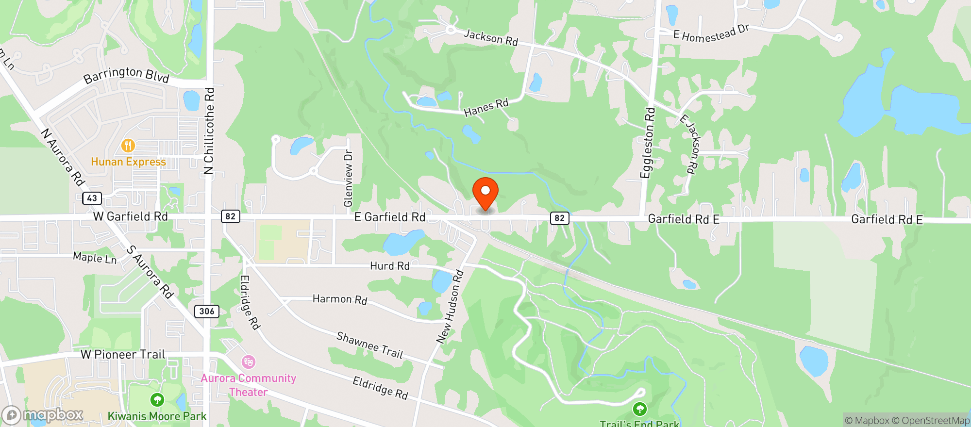 Map showing Mason Jar Grill & Pub