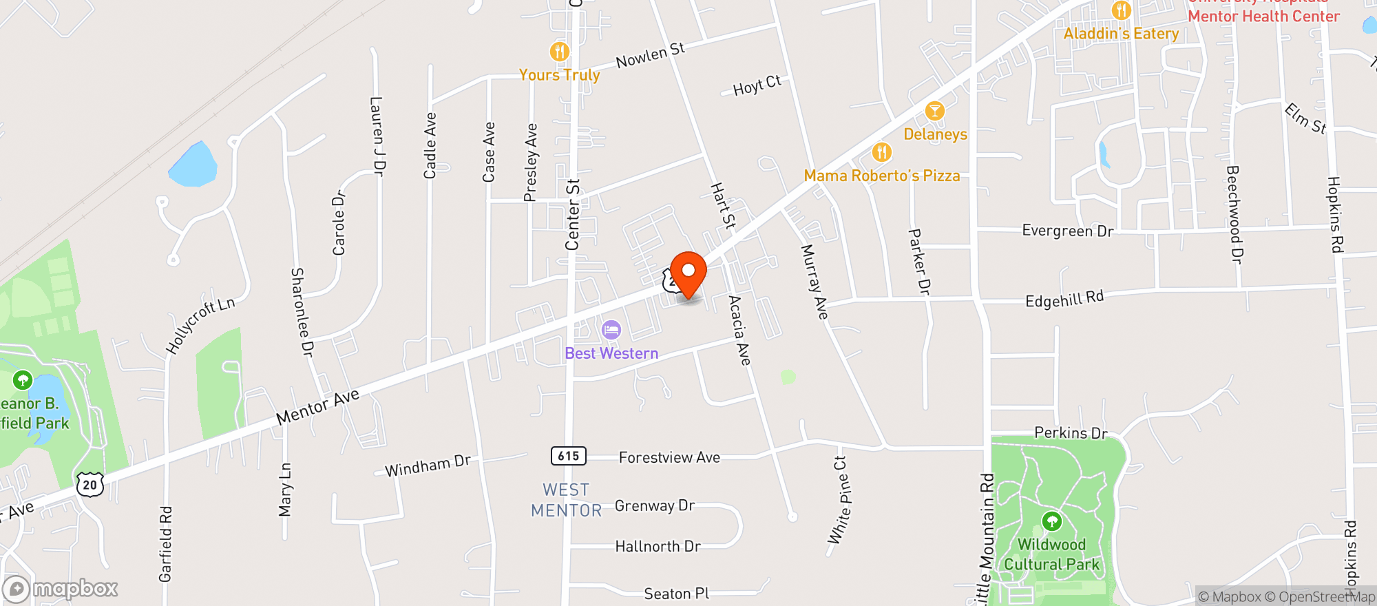 Map showing Discount Drug Mart