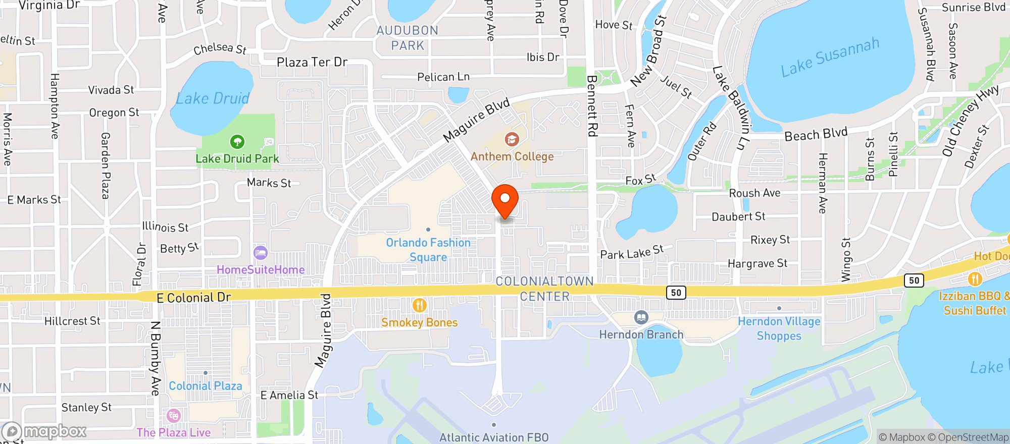 Map showing China Jade Buffet(closed)