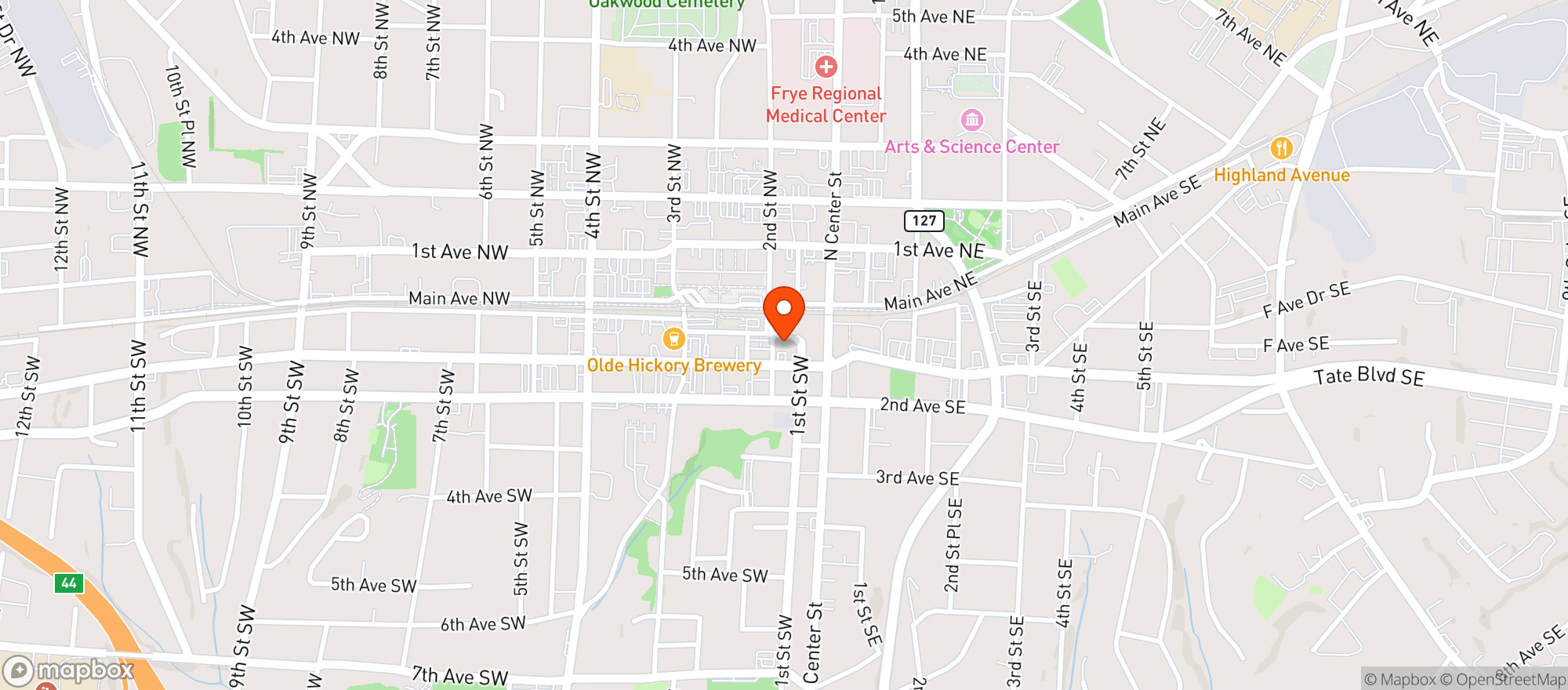 Map showing CraftBeerCel