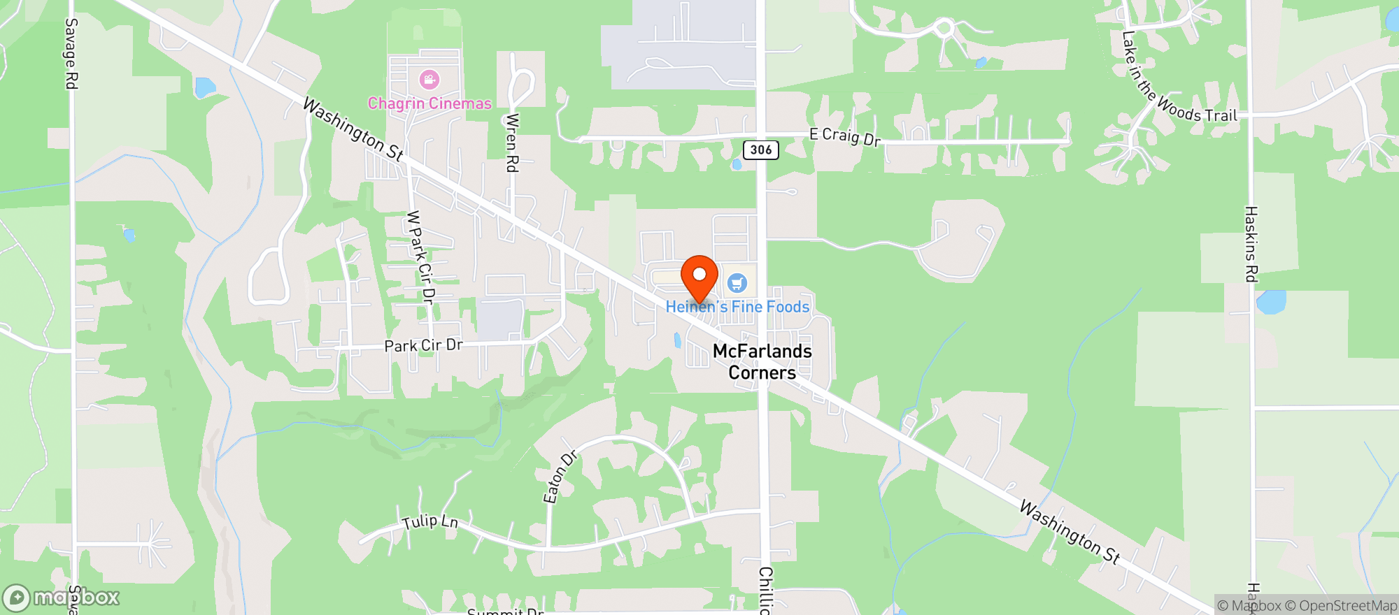 Map showing HEINENS