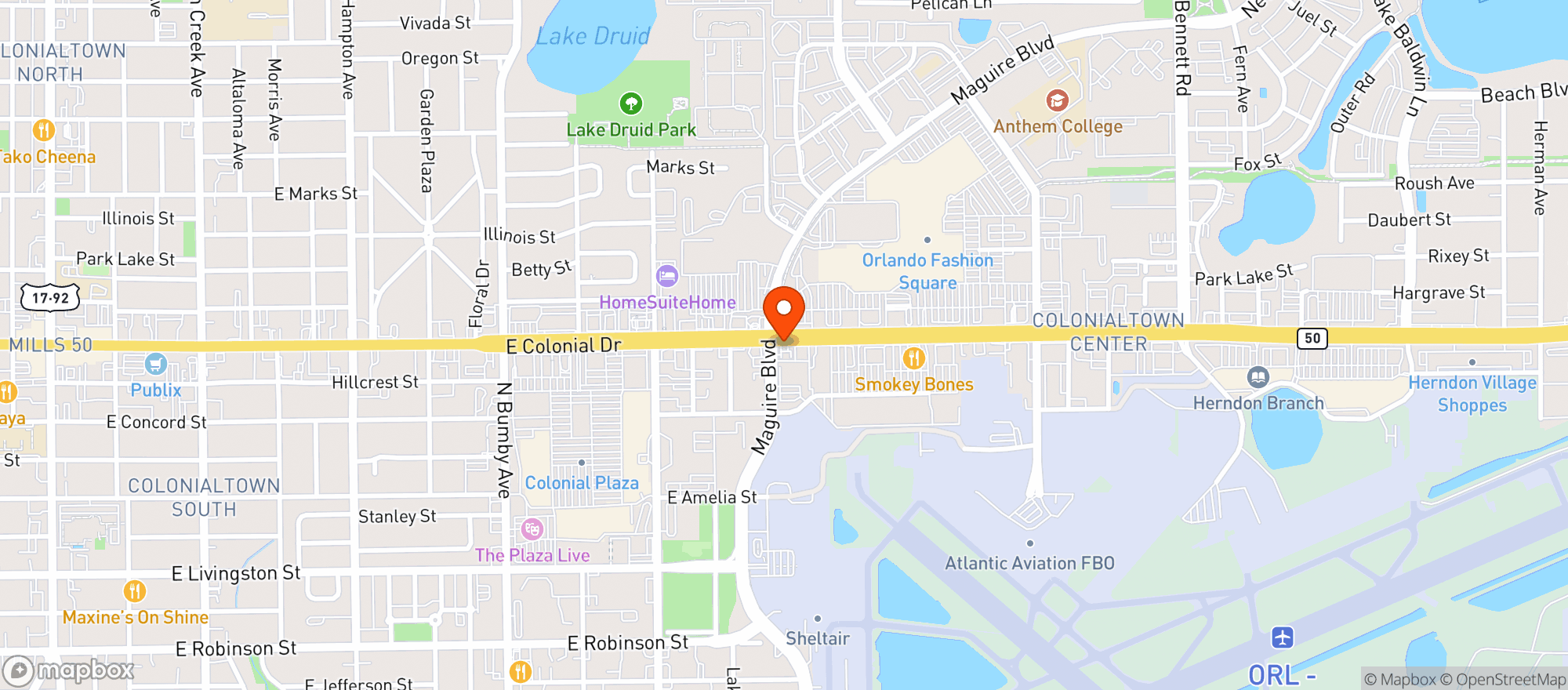 Map showing Kabooki Sush