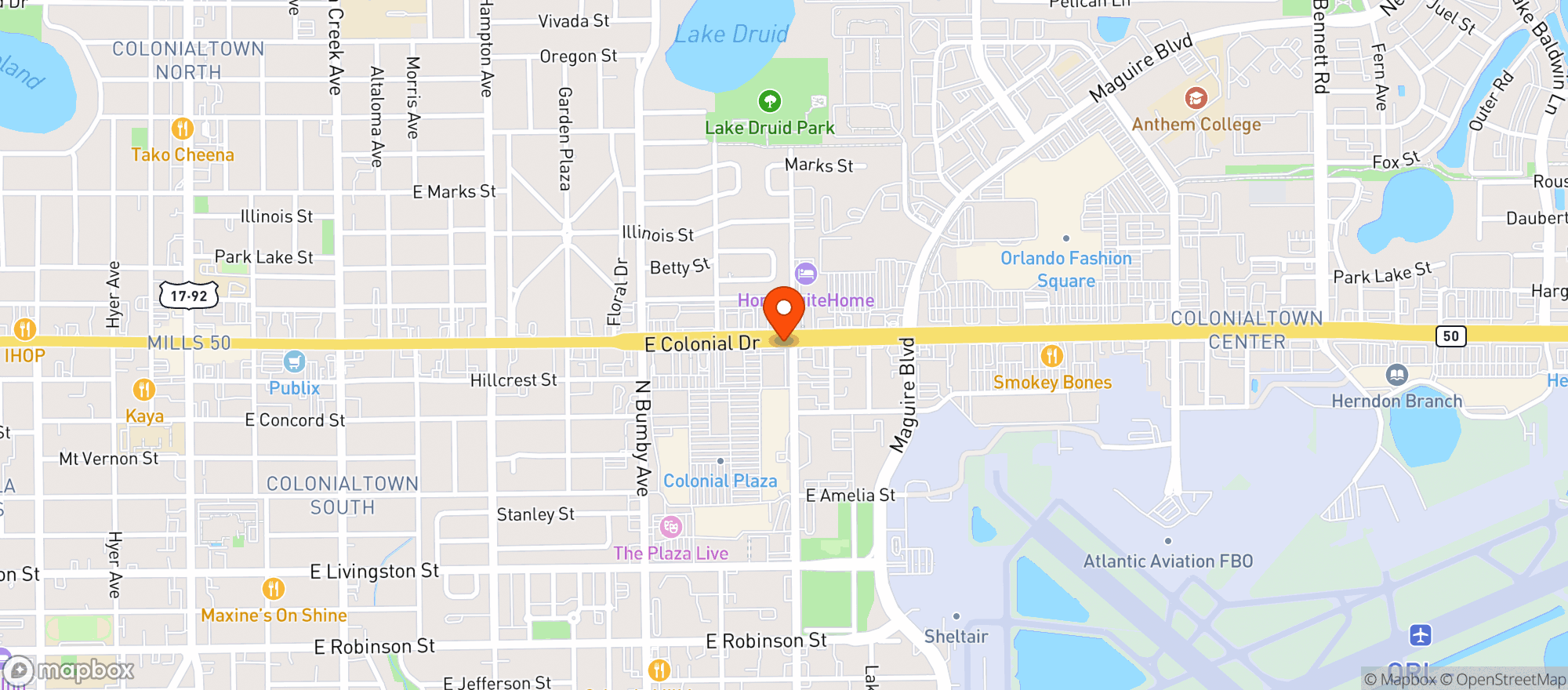 Map showing Total Wine & More