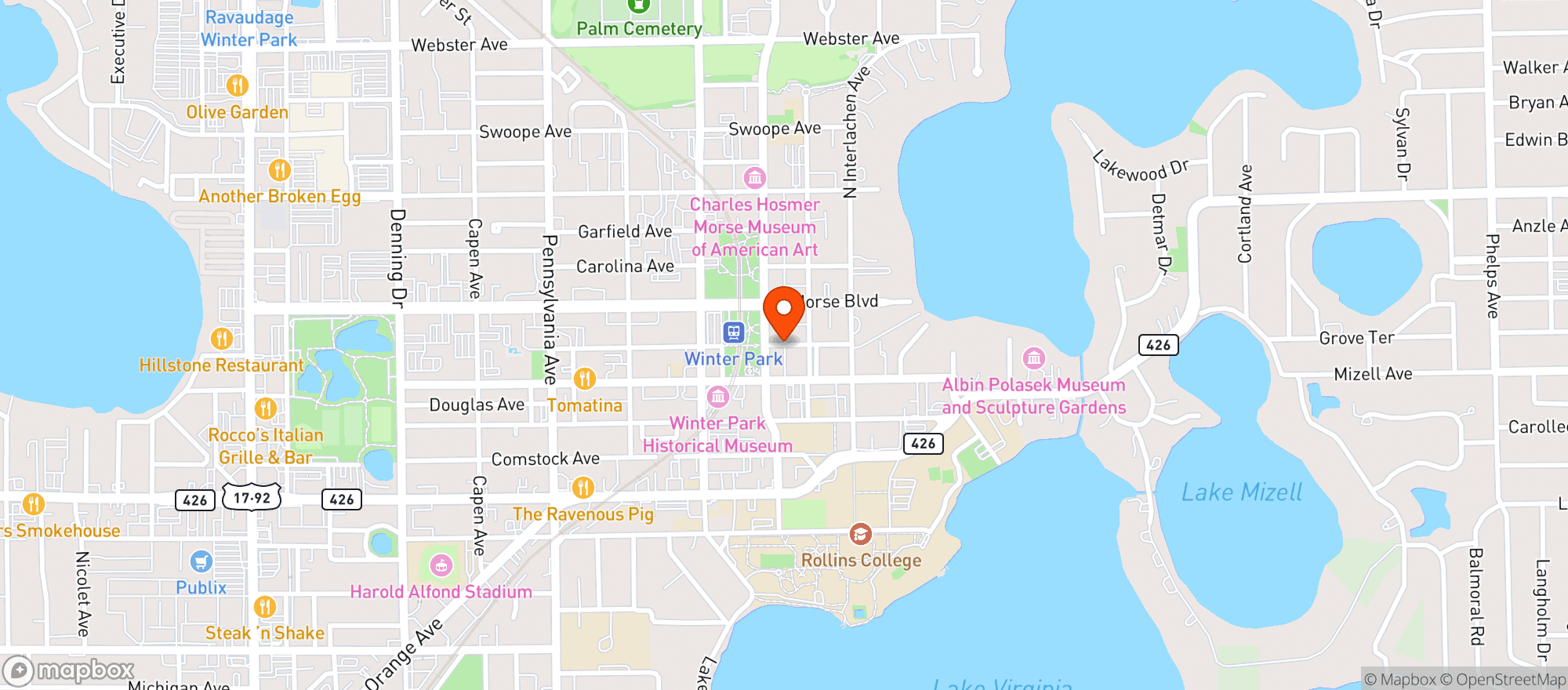 Map showing Cocina 214
