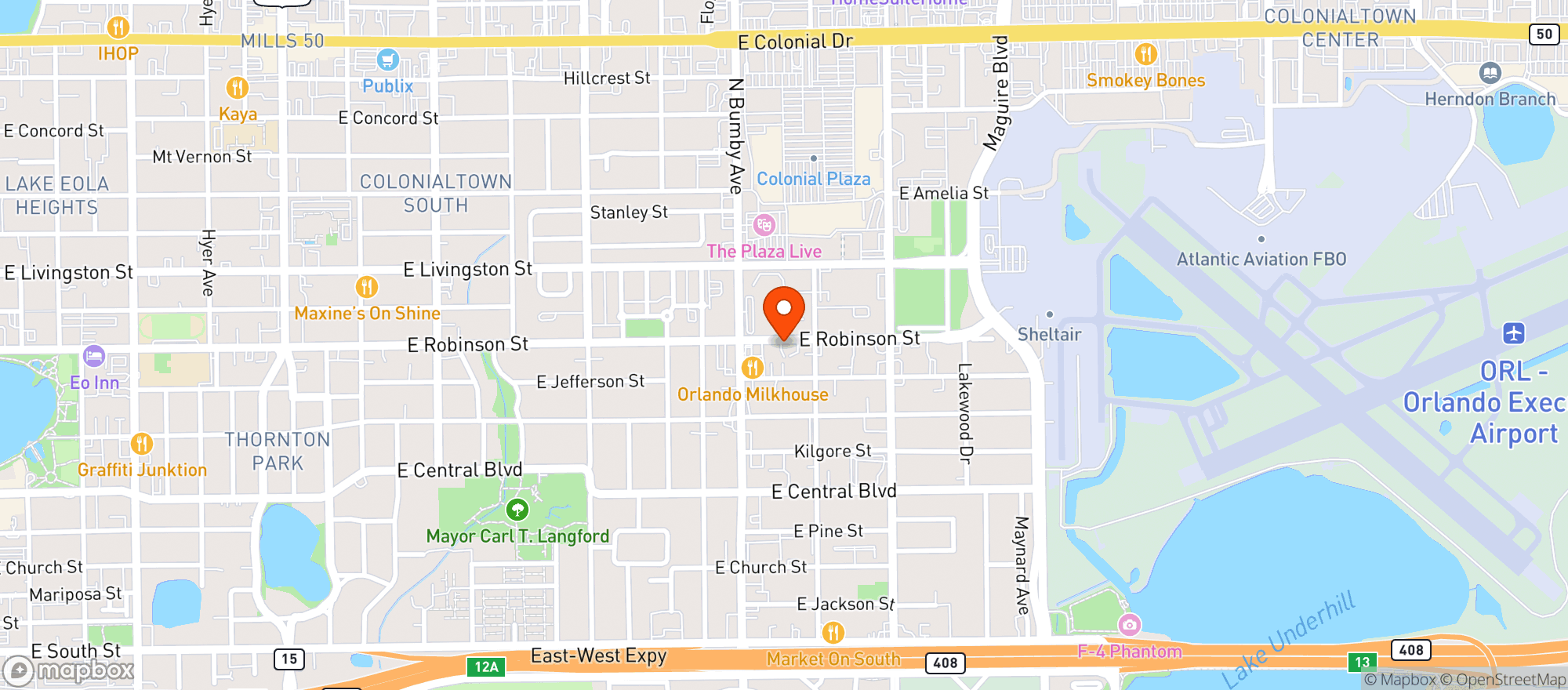 Map showing Milk Bar (closed)