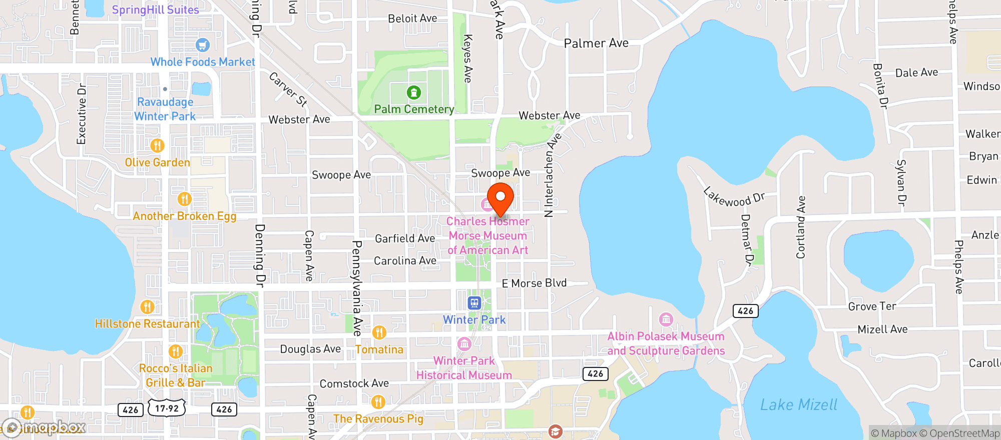 Map showing Boca Kitchen Bar And Market