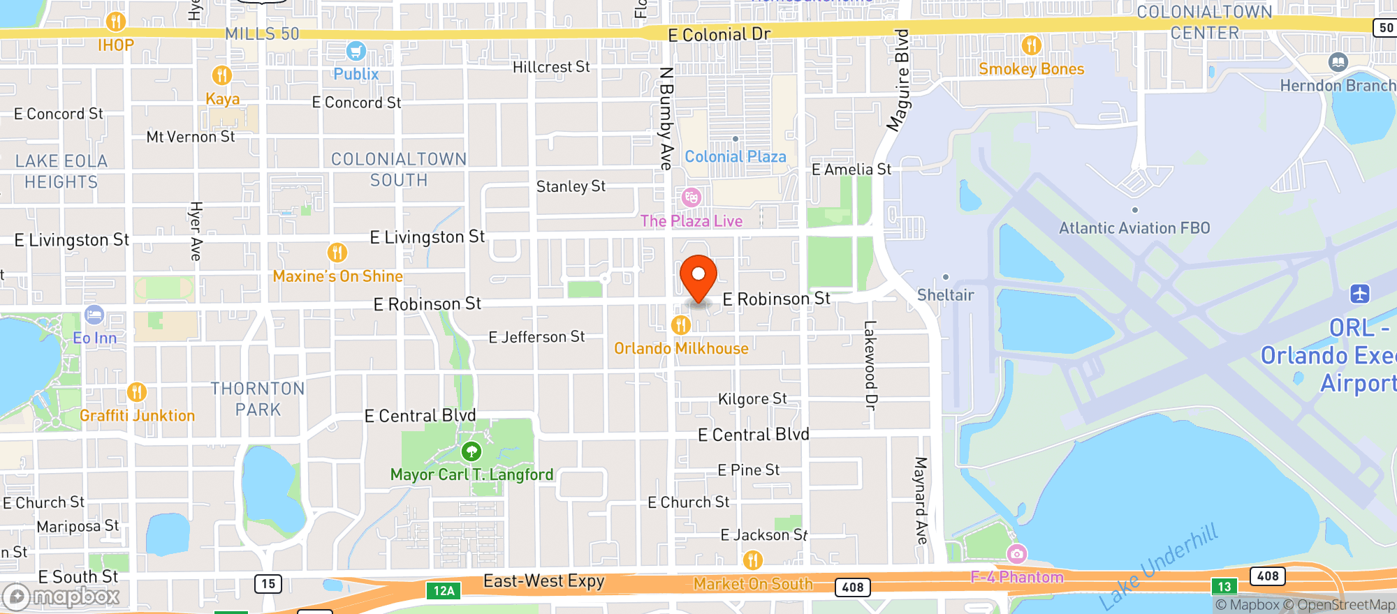Map showing Sportstown Billiards