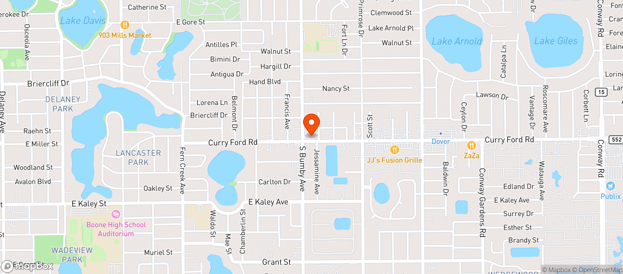 Map showing Tamale Co