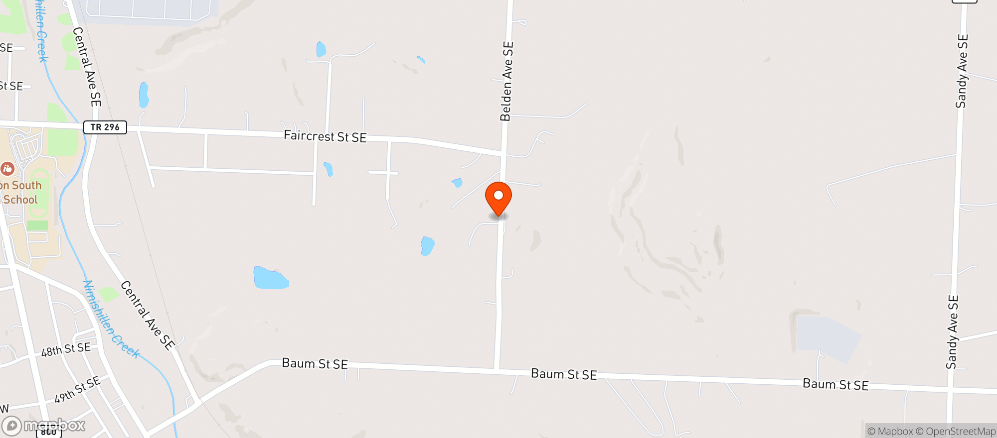 Map showing Gnc