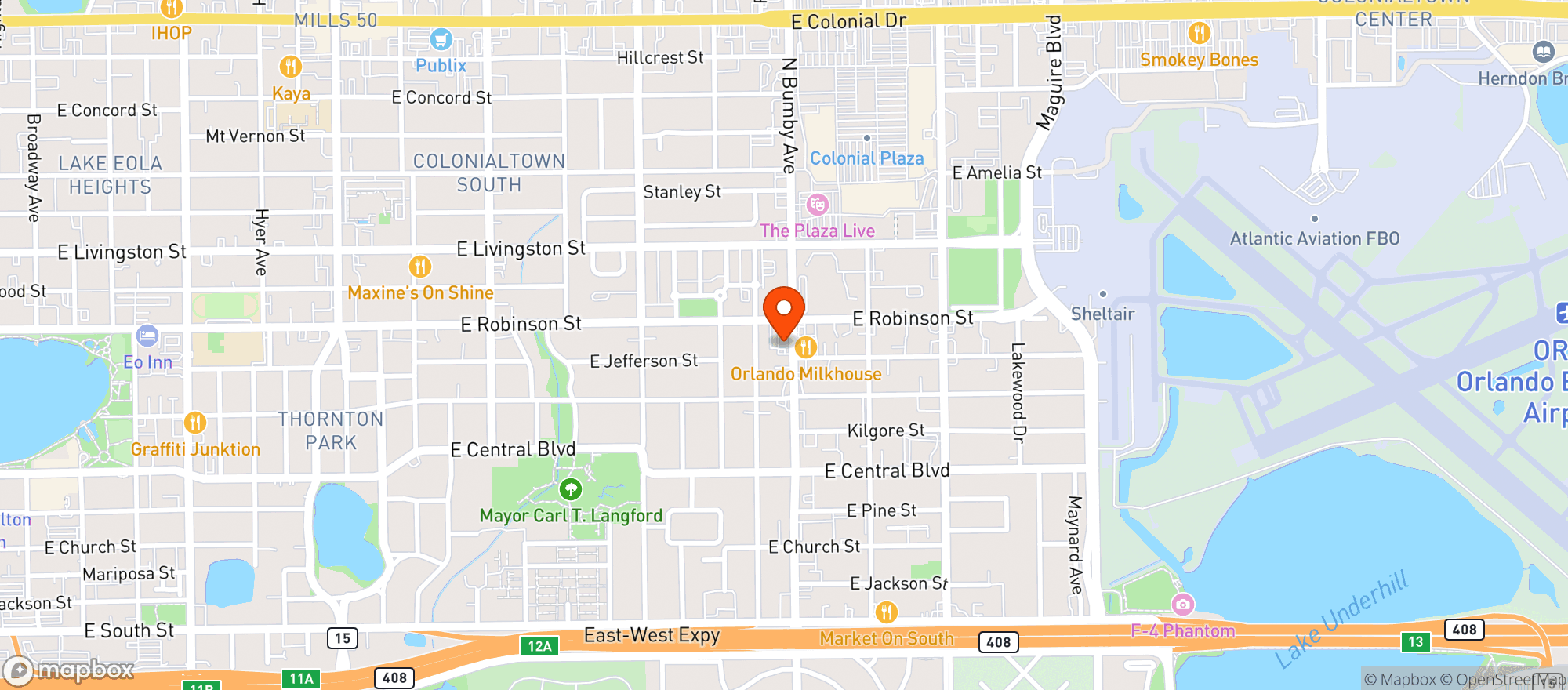 Map showing Sideward Brewing