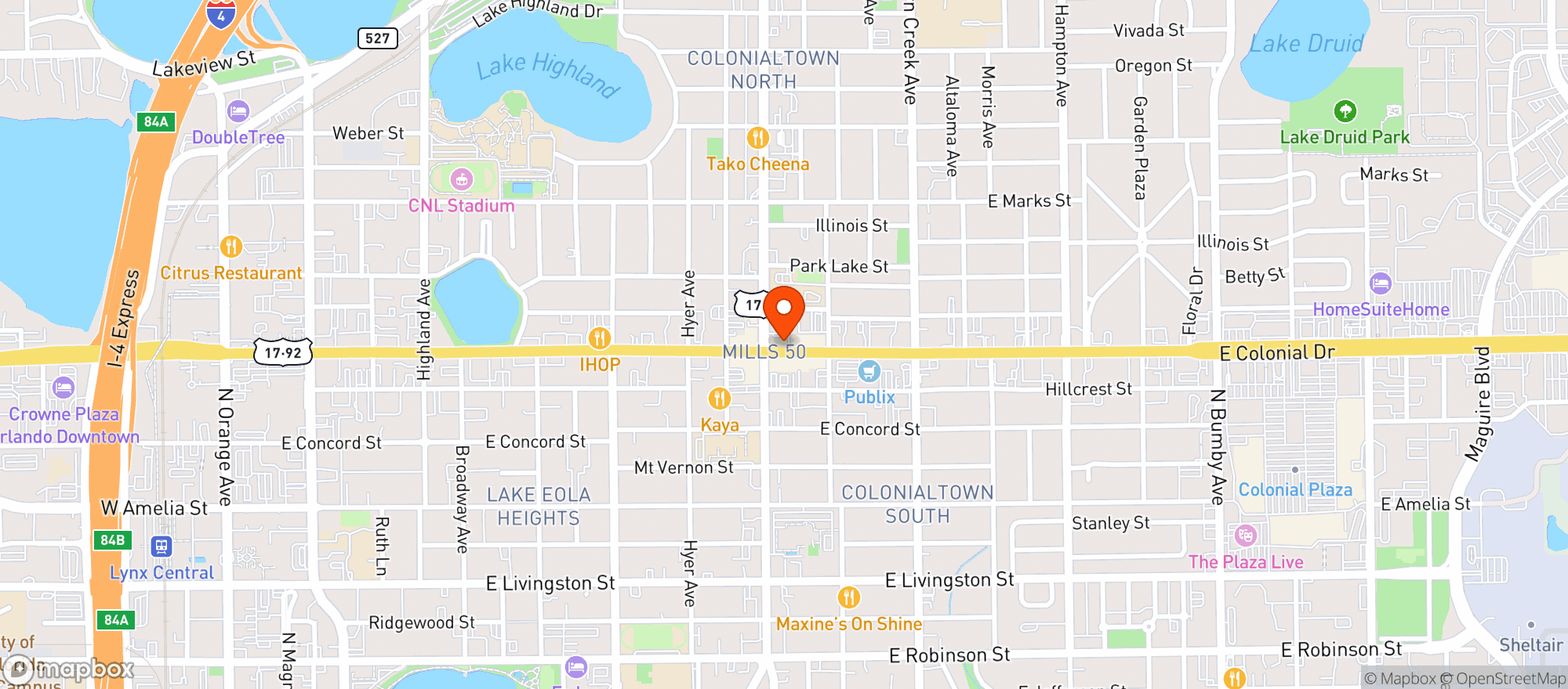 Map showing Cvs Pharmacy #1314