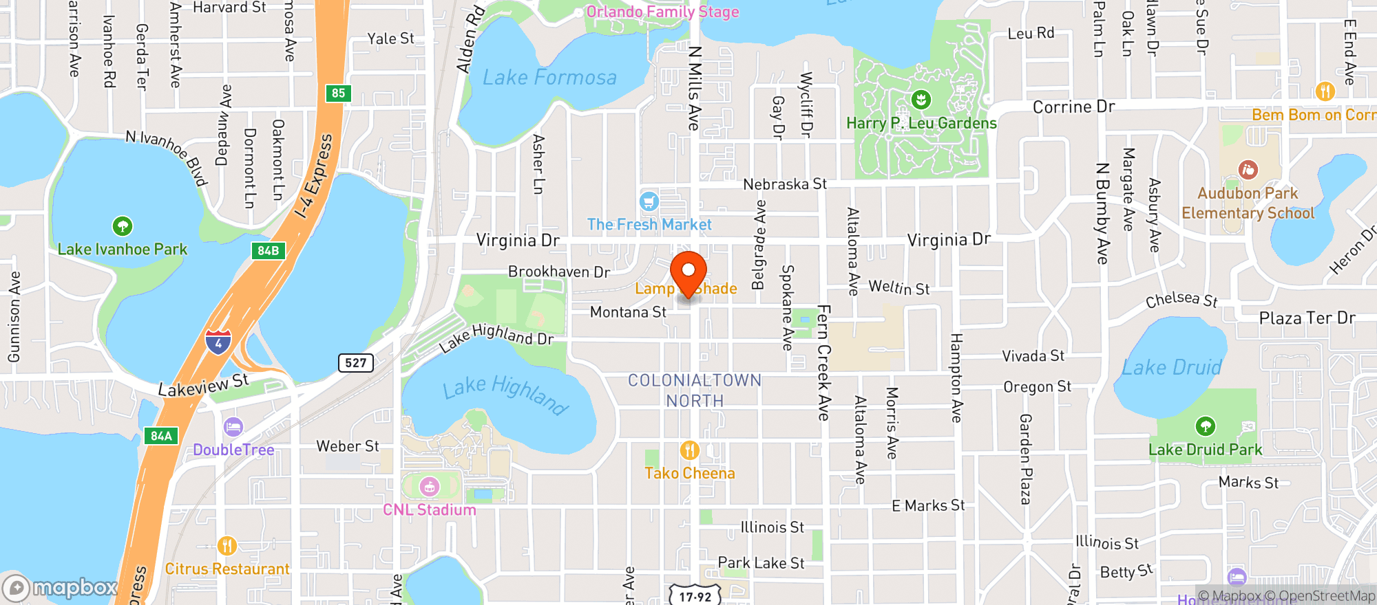 Map showing Alfies Hifi