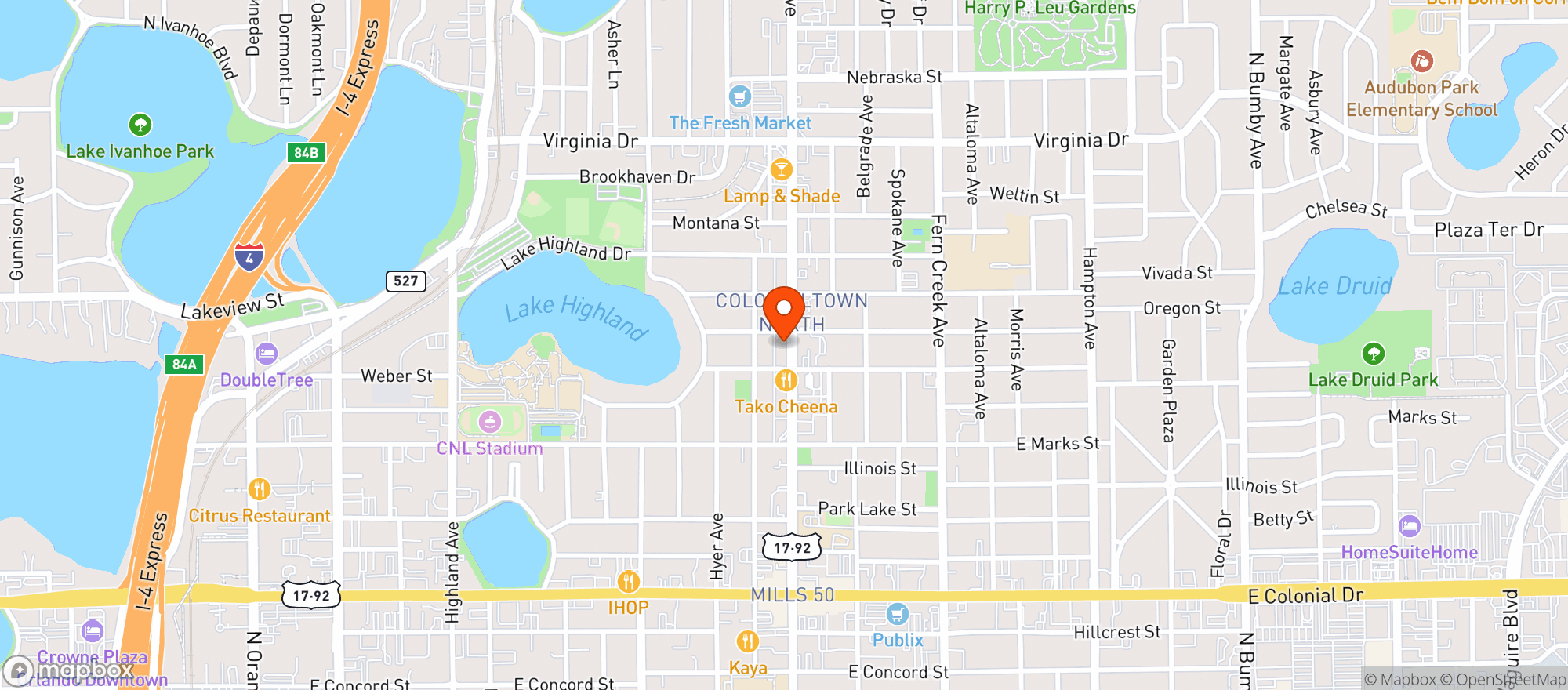 Map showing Lmga Entertainment