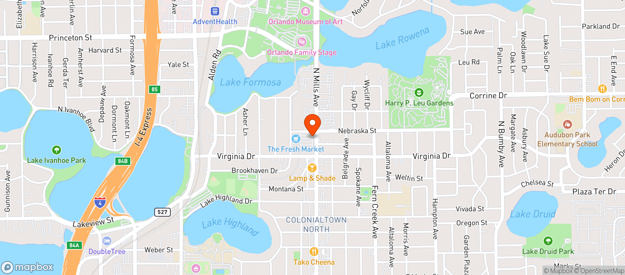 Map showing Firebirds Wood Fired Gr #33