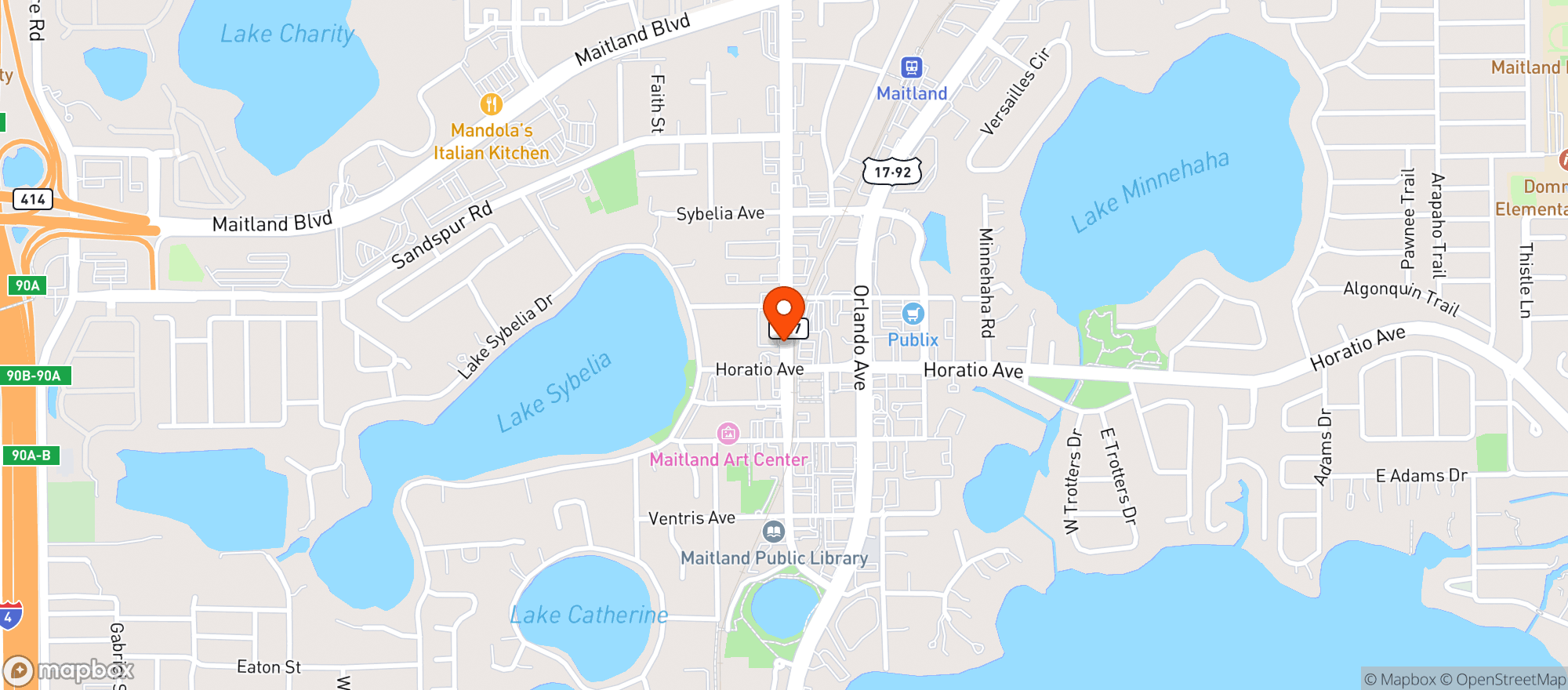 Map showing Sunny Discount Food & Bev