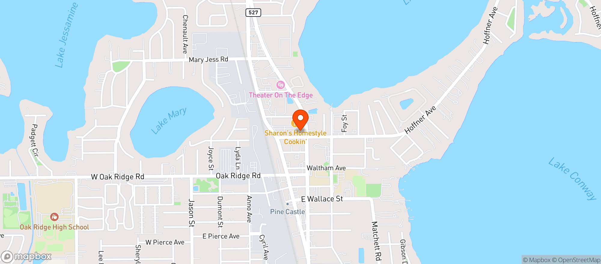 Map showing 7-eleven Store #39318 (cl