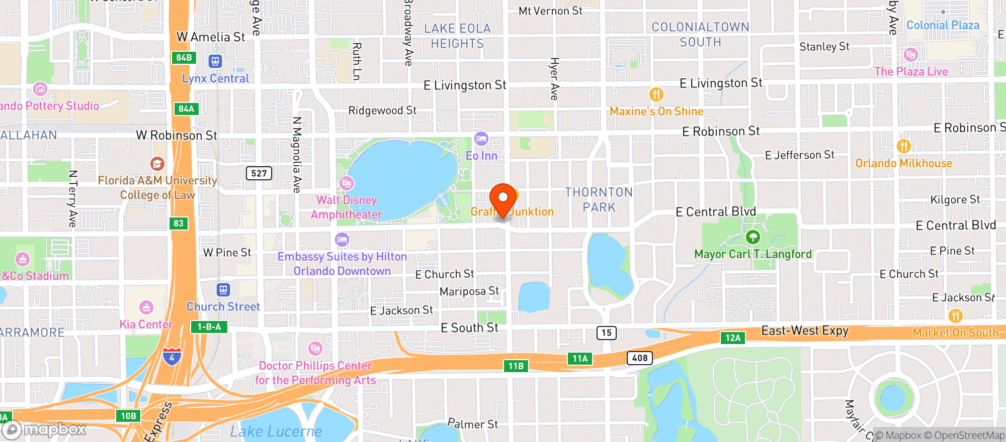 Map showing Soco